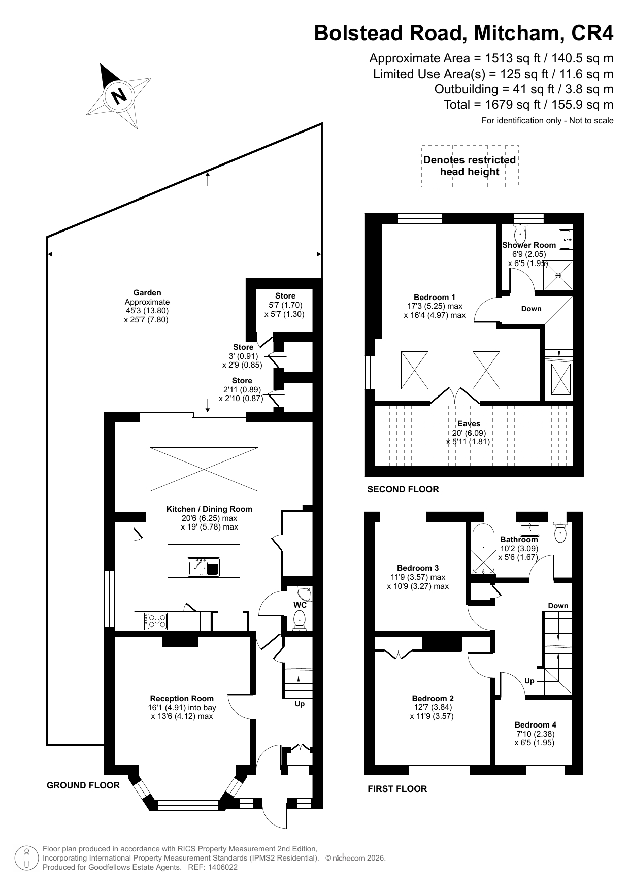 12, Bolstead Road, Mitcham floorplan