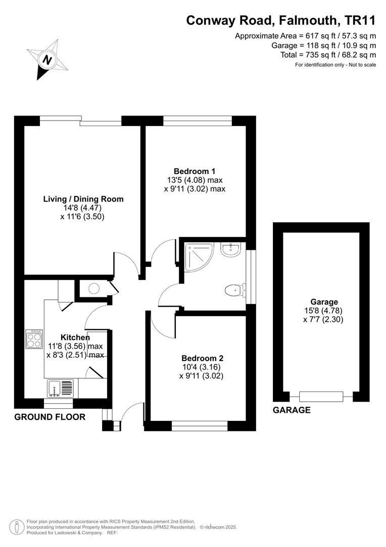 117, Conway Road, Falmouth floorplan