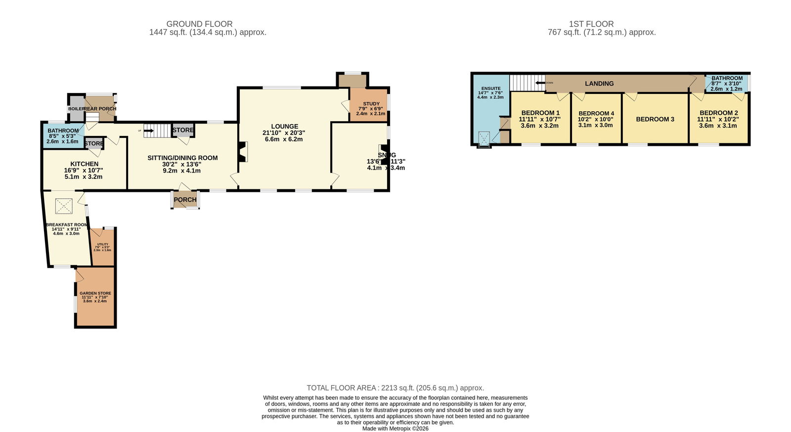 Stonehaven, Yeld Lane, Tarporley floorplan