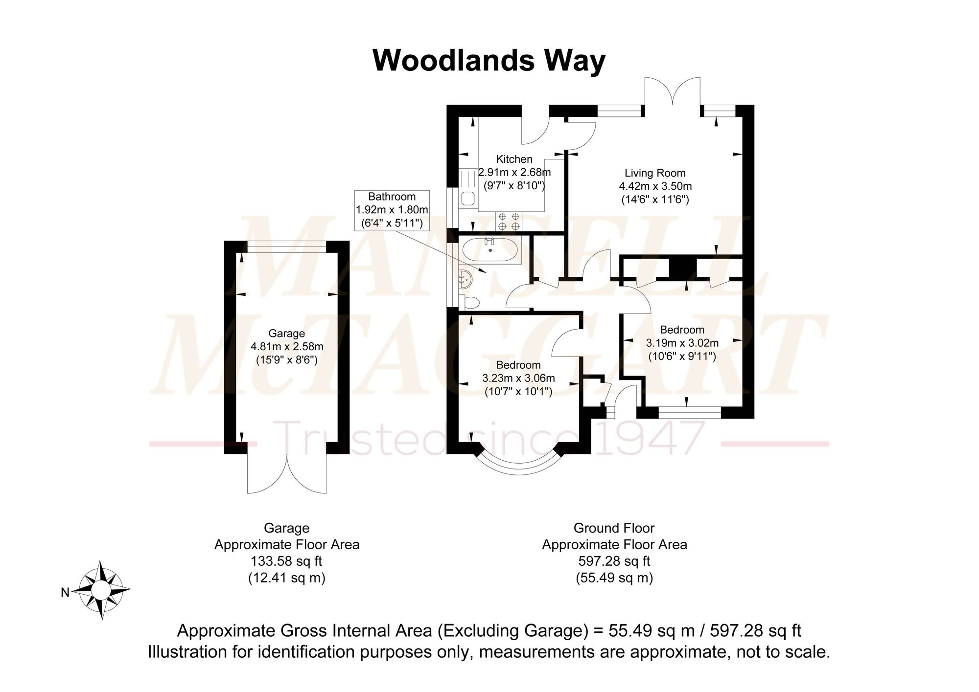 14 Woodlands Way, Billingshurst floorplan