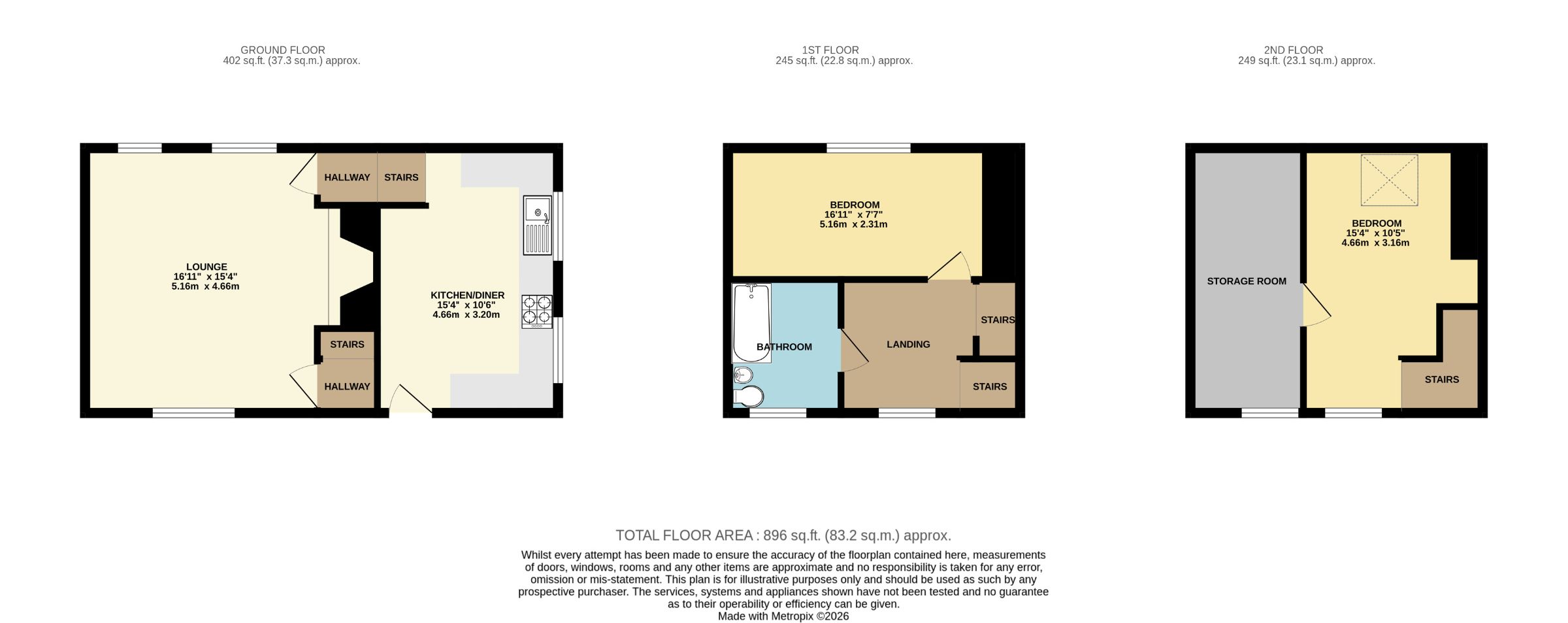 18 Church Street, Cinderford floorplan