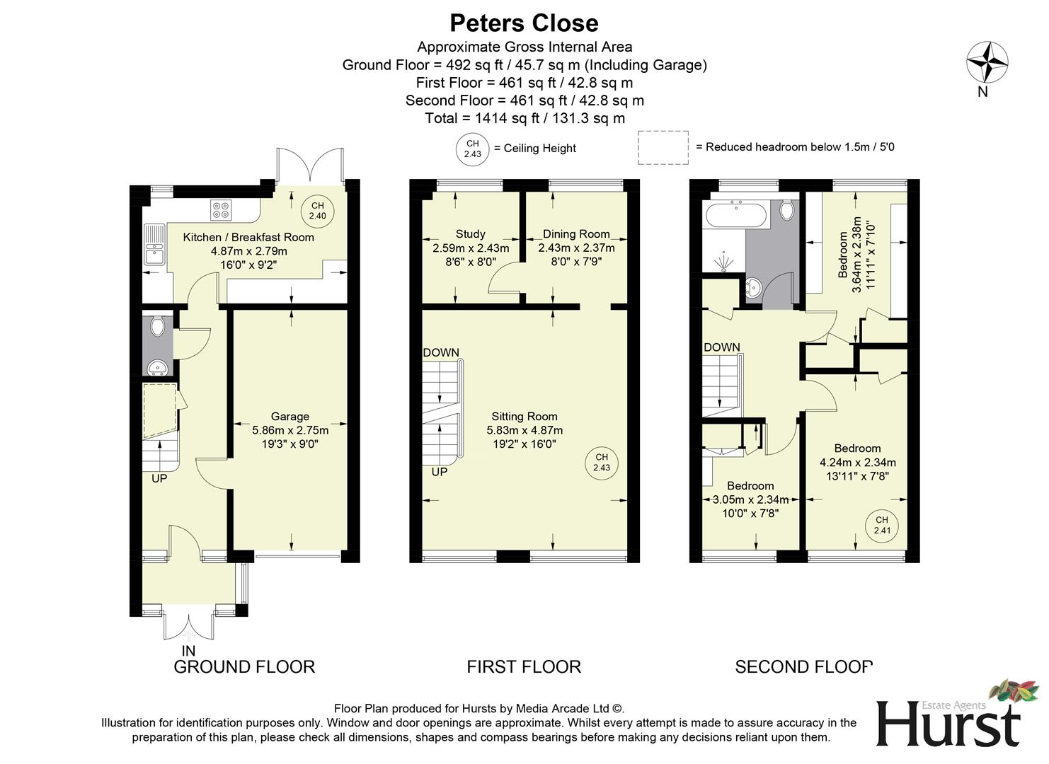 17, Peters Close, Prestwood floorplan