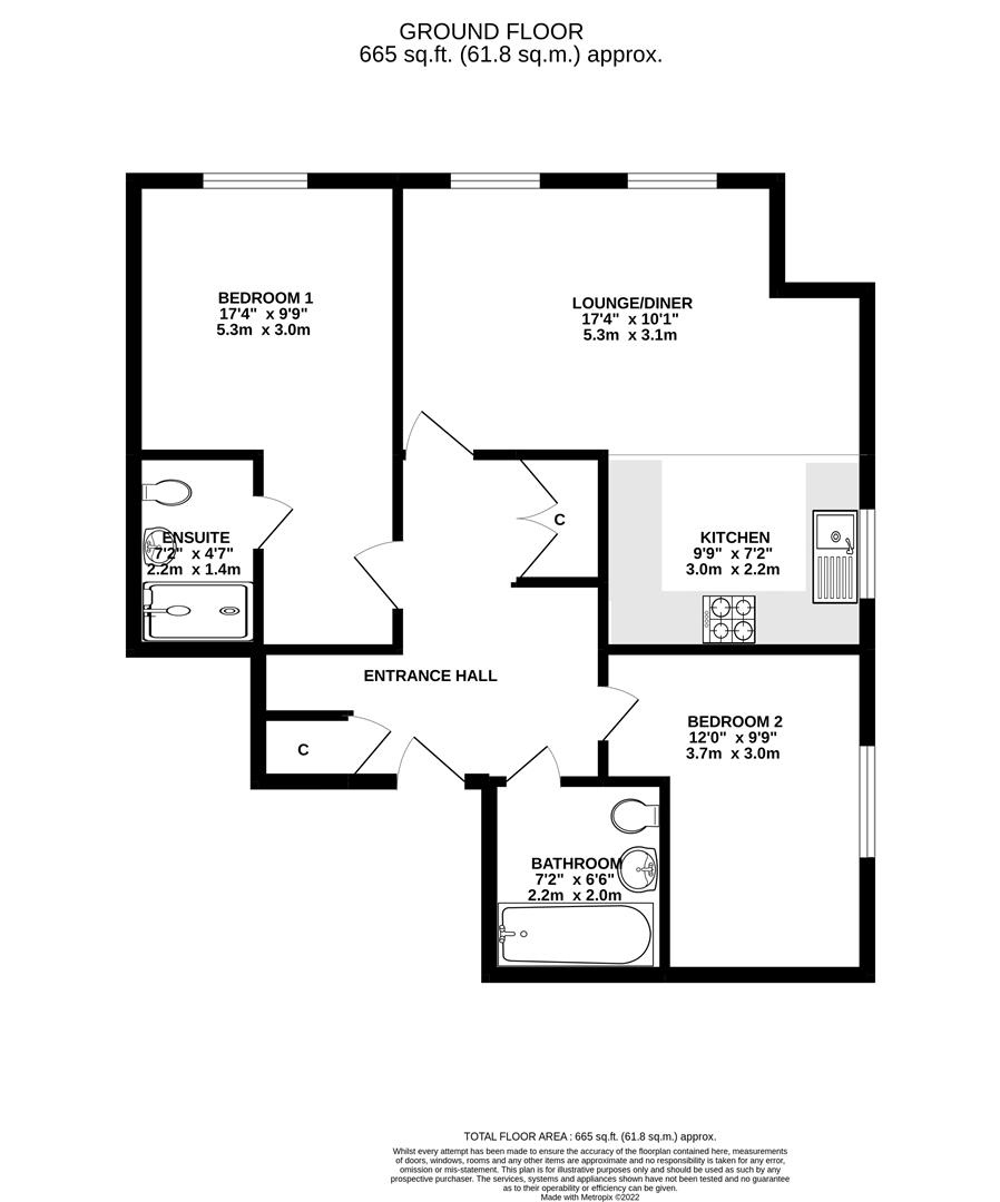 East Hall Walk, Sittingbourne floorplan