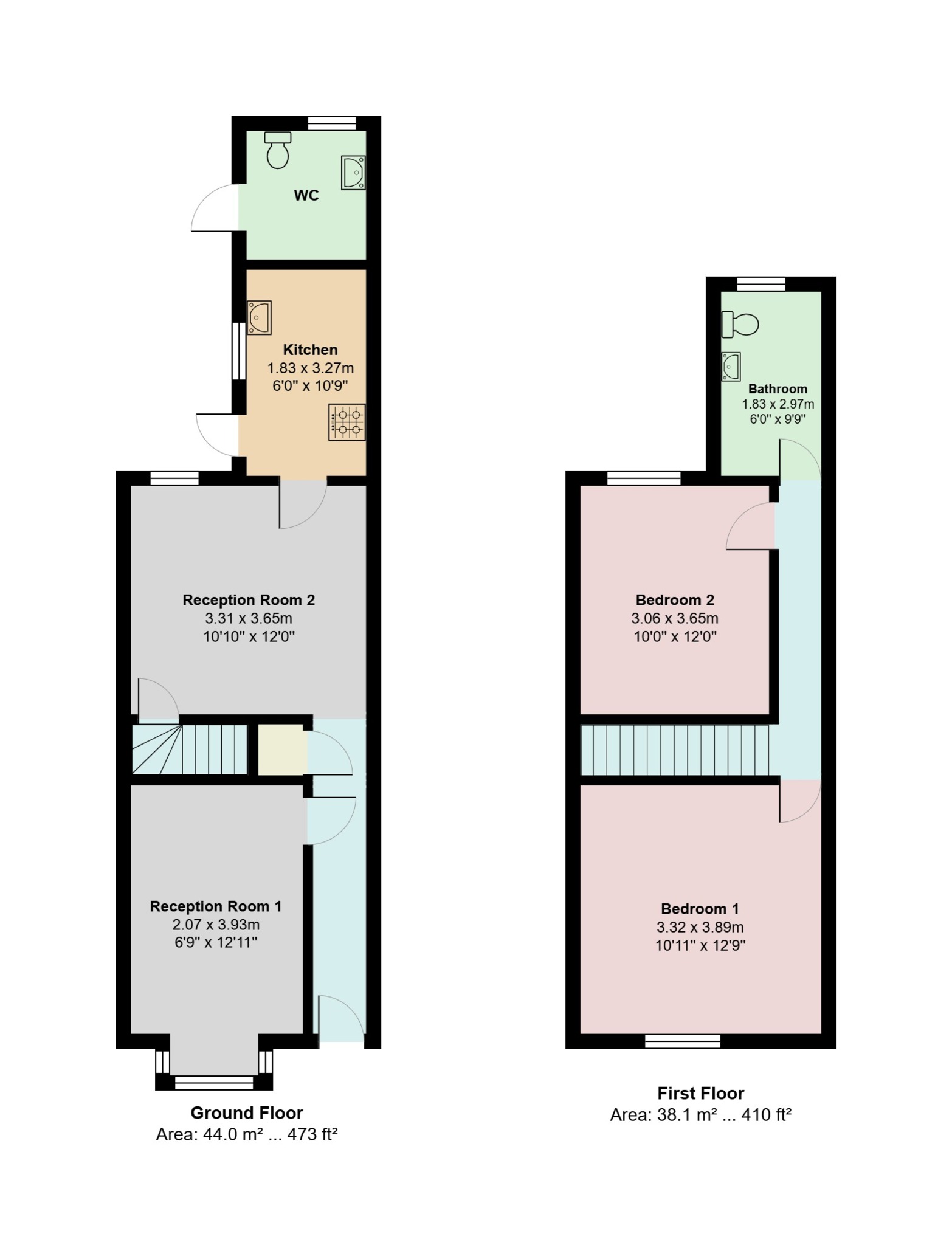 42, Ashwin Road, Birmingham floorplan