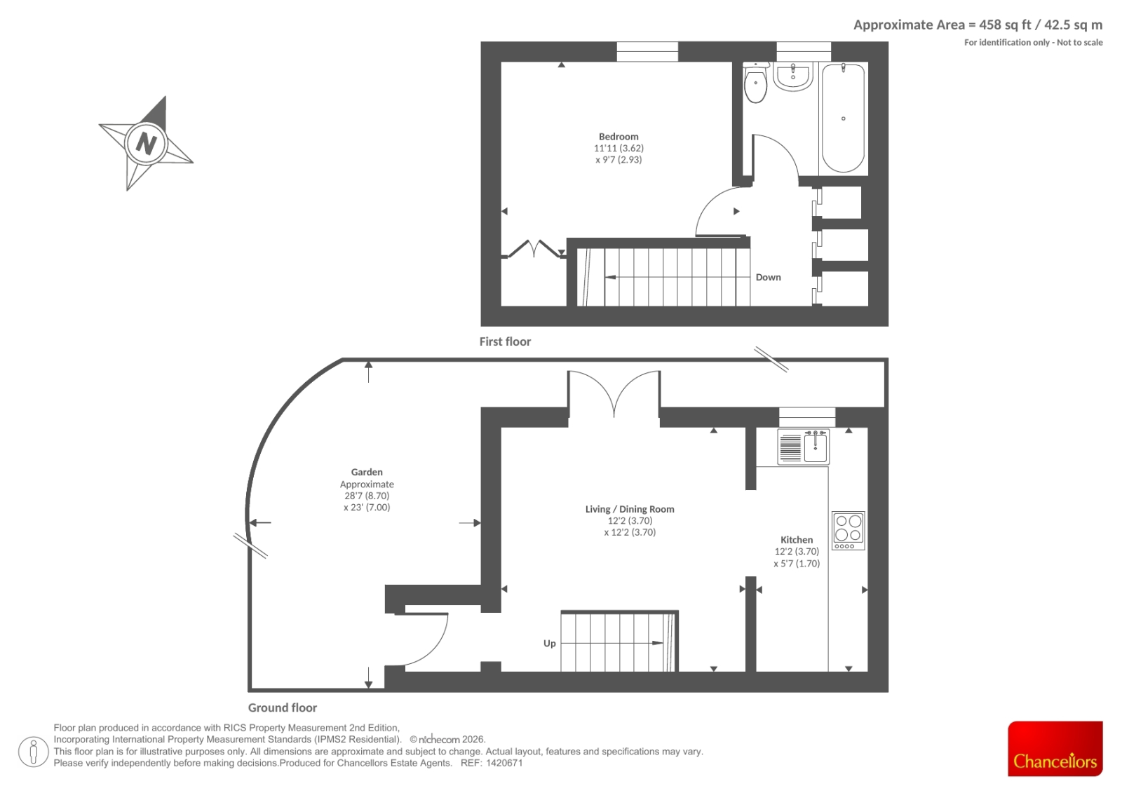 11 SNOWDON CLOSE, Snowdon Close, Thatcham floorplan