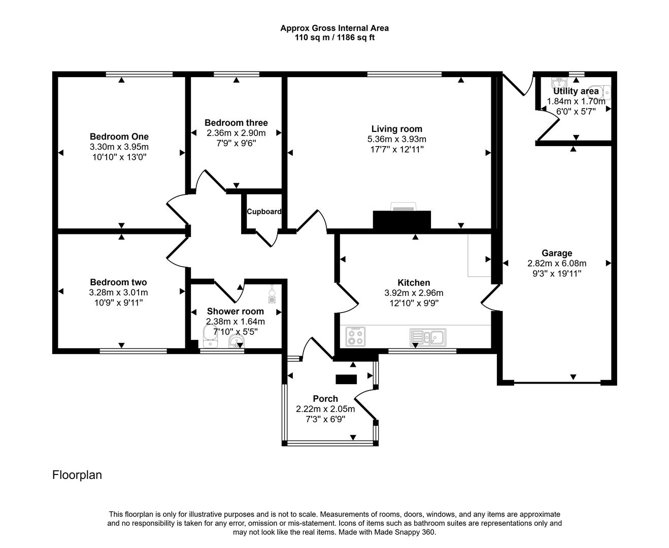 6, Heol Onnen, Cardigan floorplan