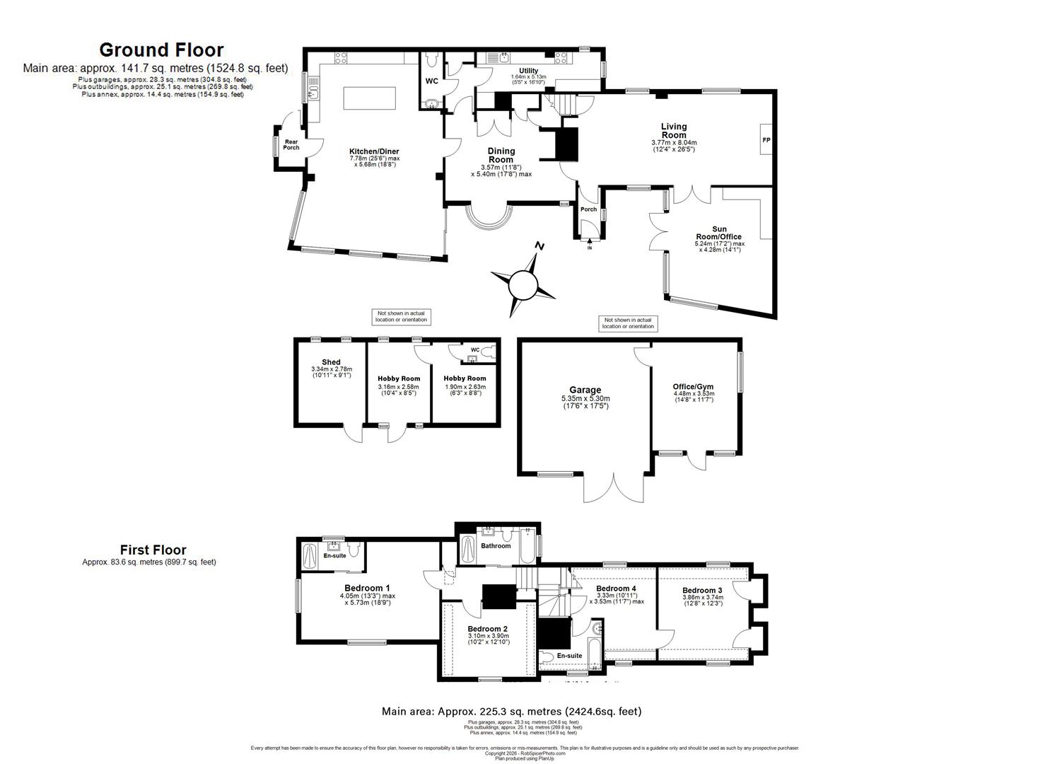 Cople Cottage, 34, Northill Road, Bedford floorplan