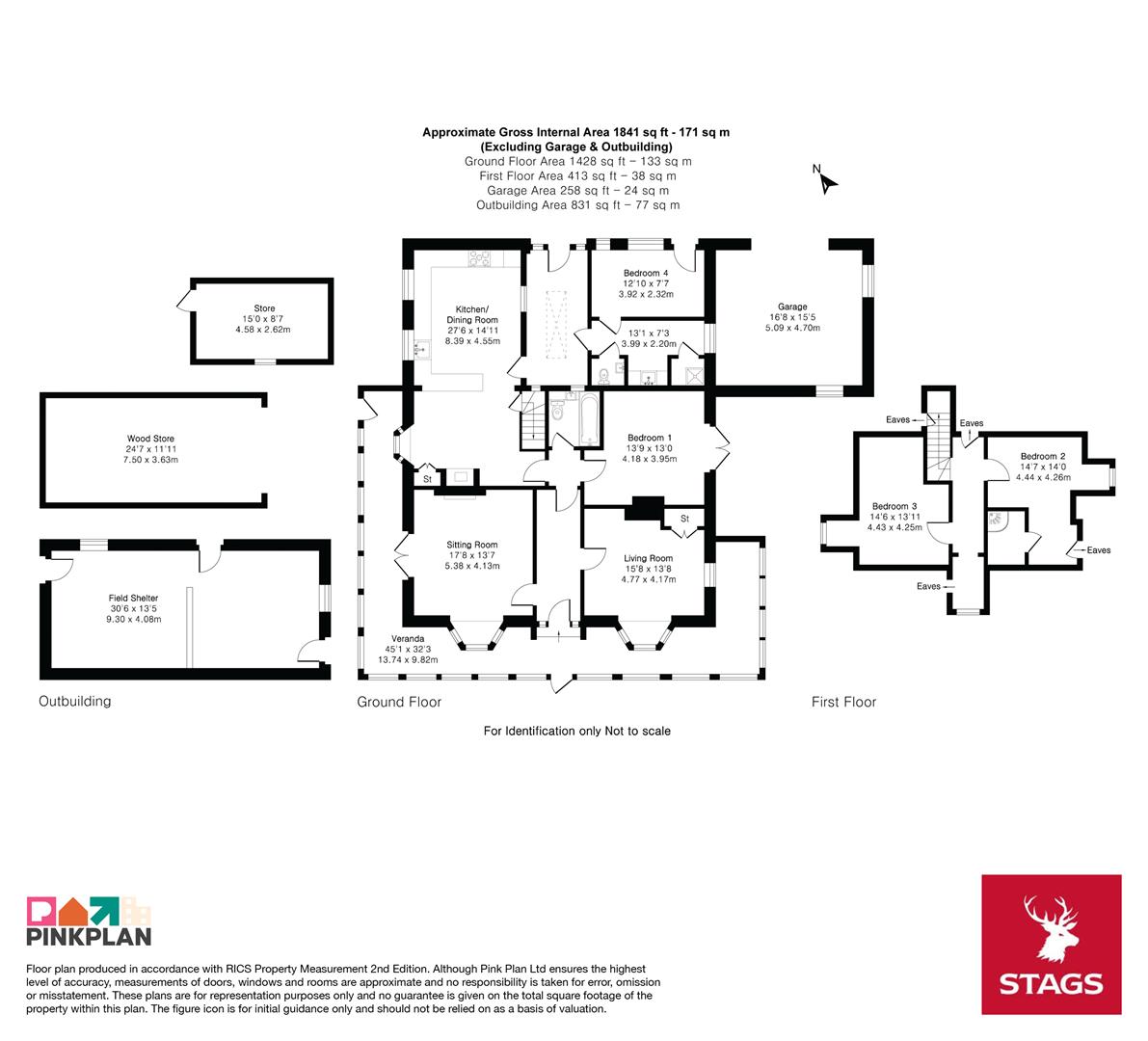 Elmscote, Bude floorplan