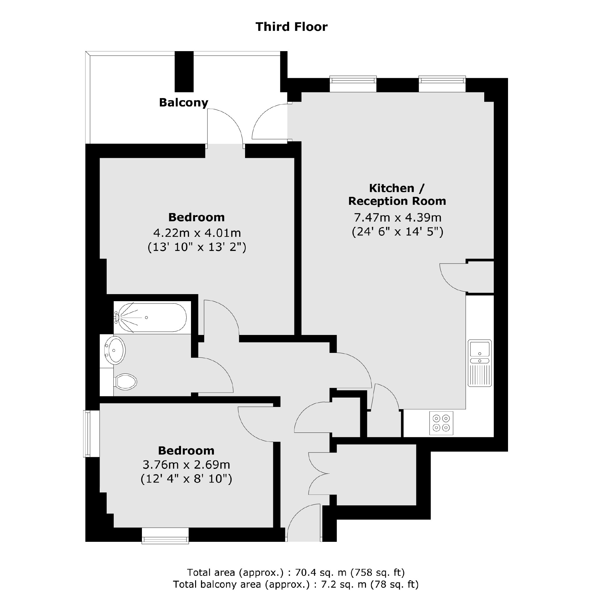 9 Lyon House, 104, Wandsworth High Street, London floorplan