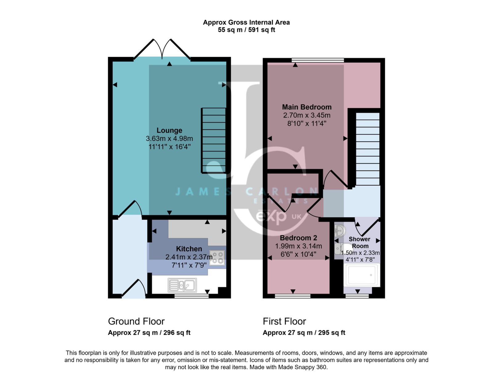 3, Saggars Close, Telford floorplan