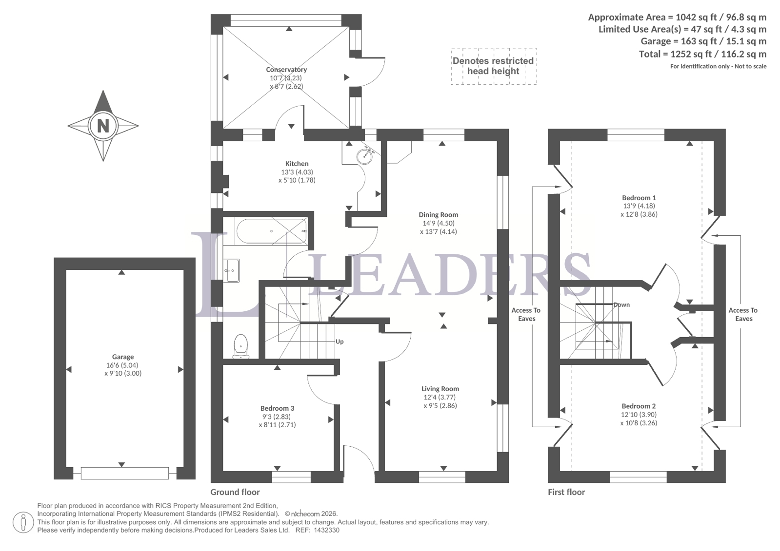 13, Felpham Way, West Sussex floorplan