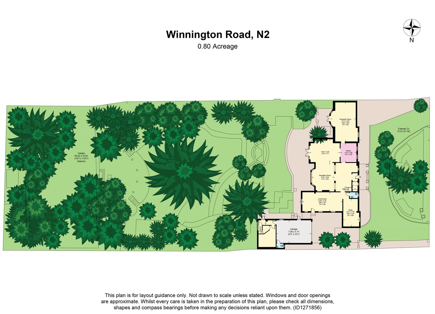 59, Winnington Road, London floorplan