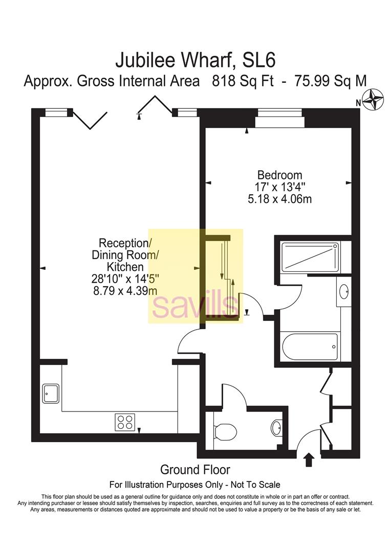 3, Jubilee Wharf, Maidenhead floorplan