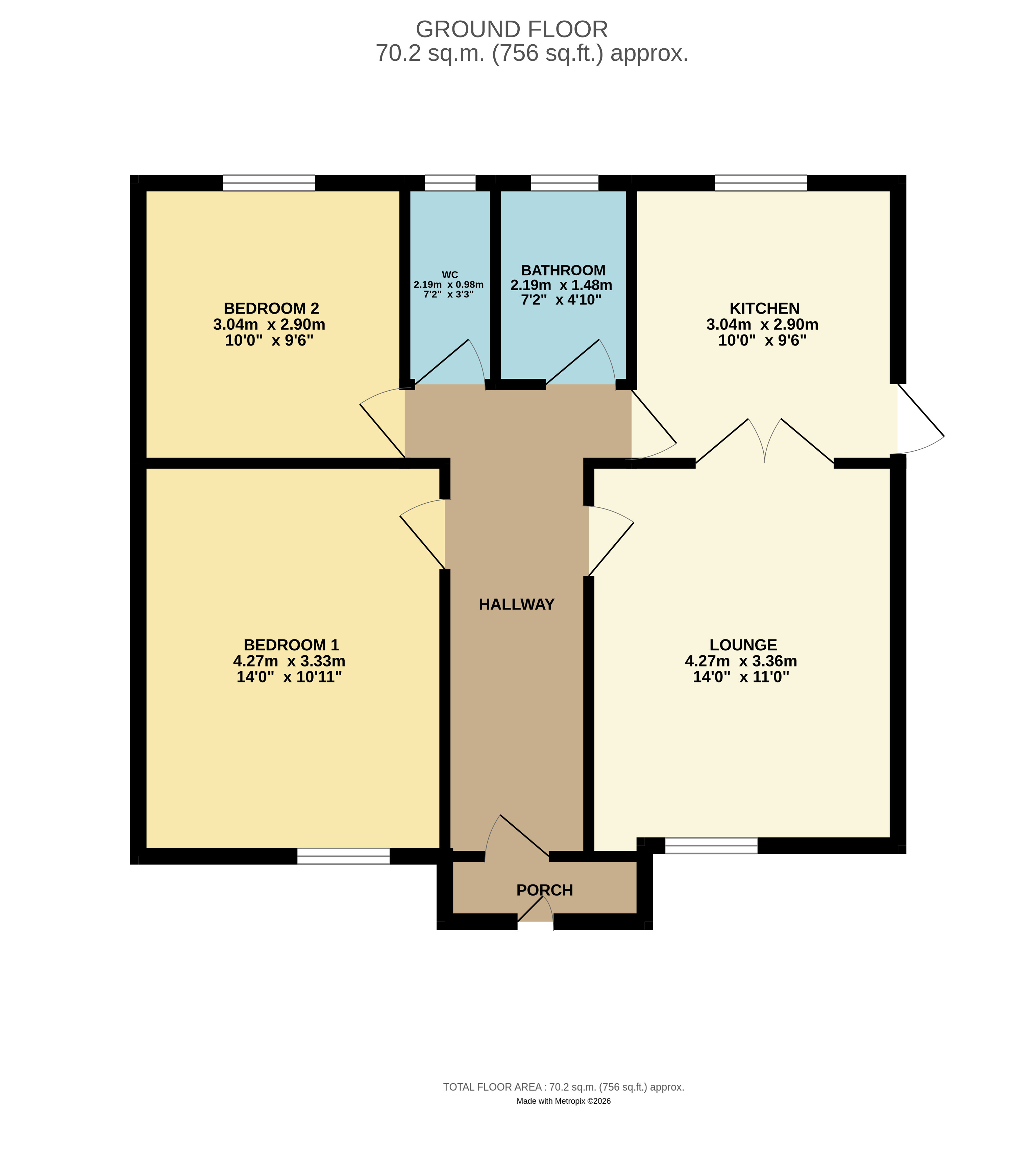 Cedar Road, Marple, Stockport, Greater Manchester, SK6 floorplan