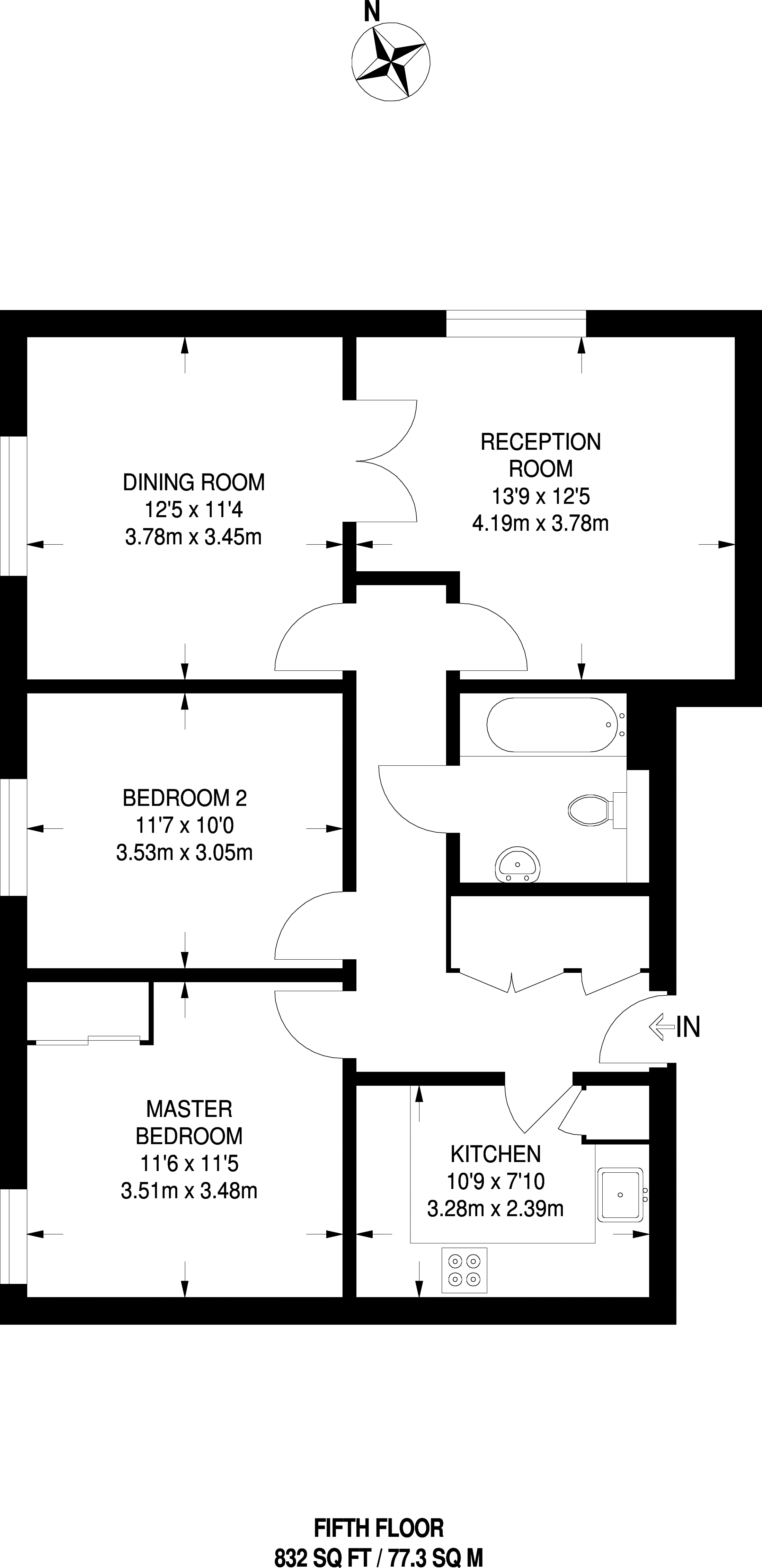 2 Bedrooms Flat for sale in Blackwall Way, Canary Wharf E14