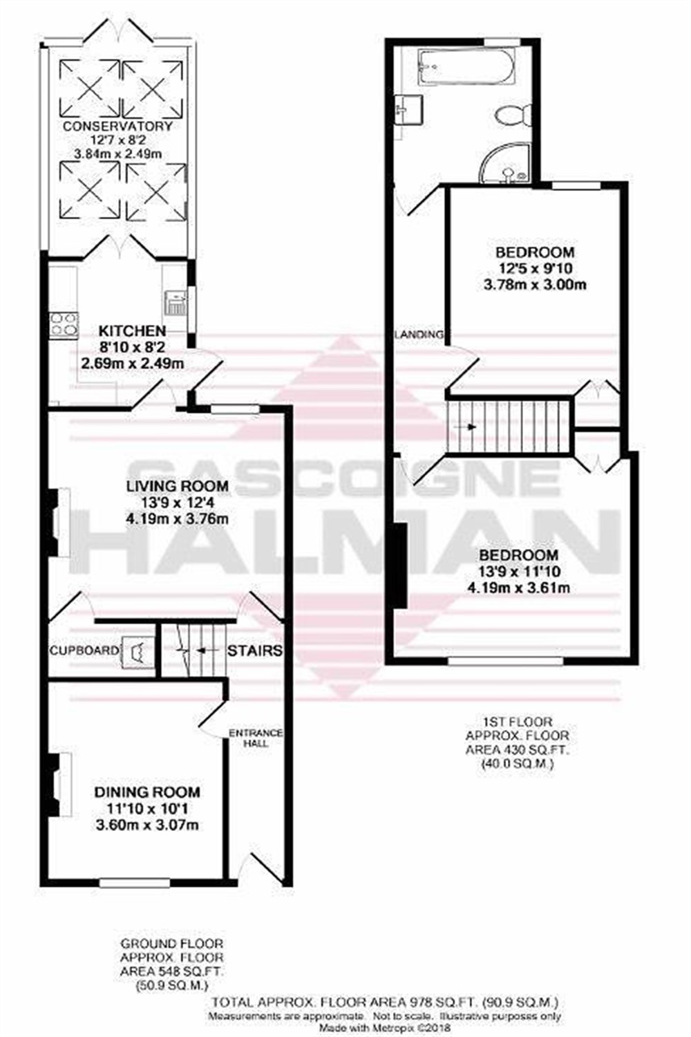 57, Hawthorn Street, Wilmslow floorplan