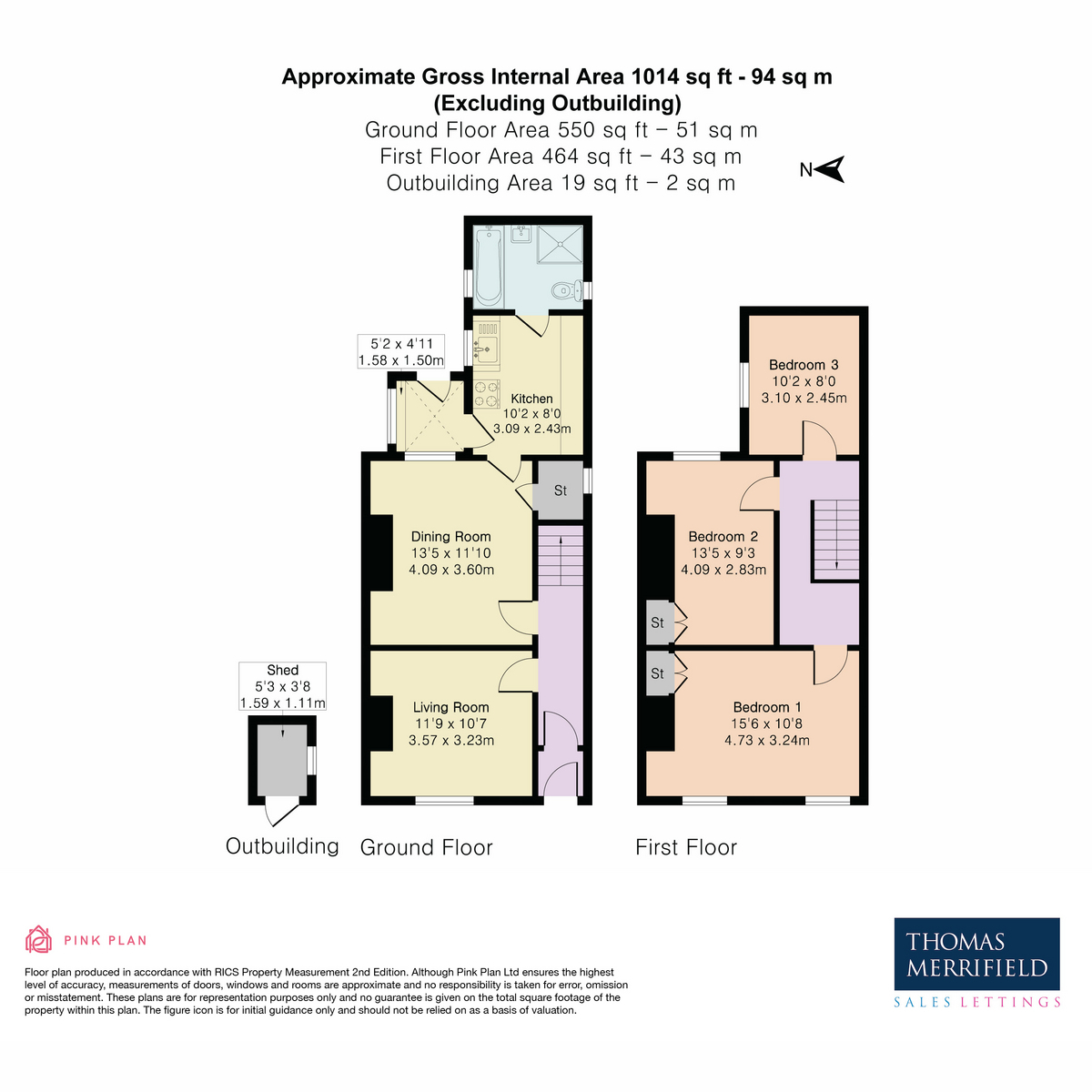 31, Croft Road, Wallingford floorplan