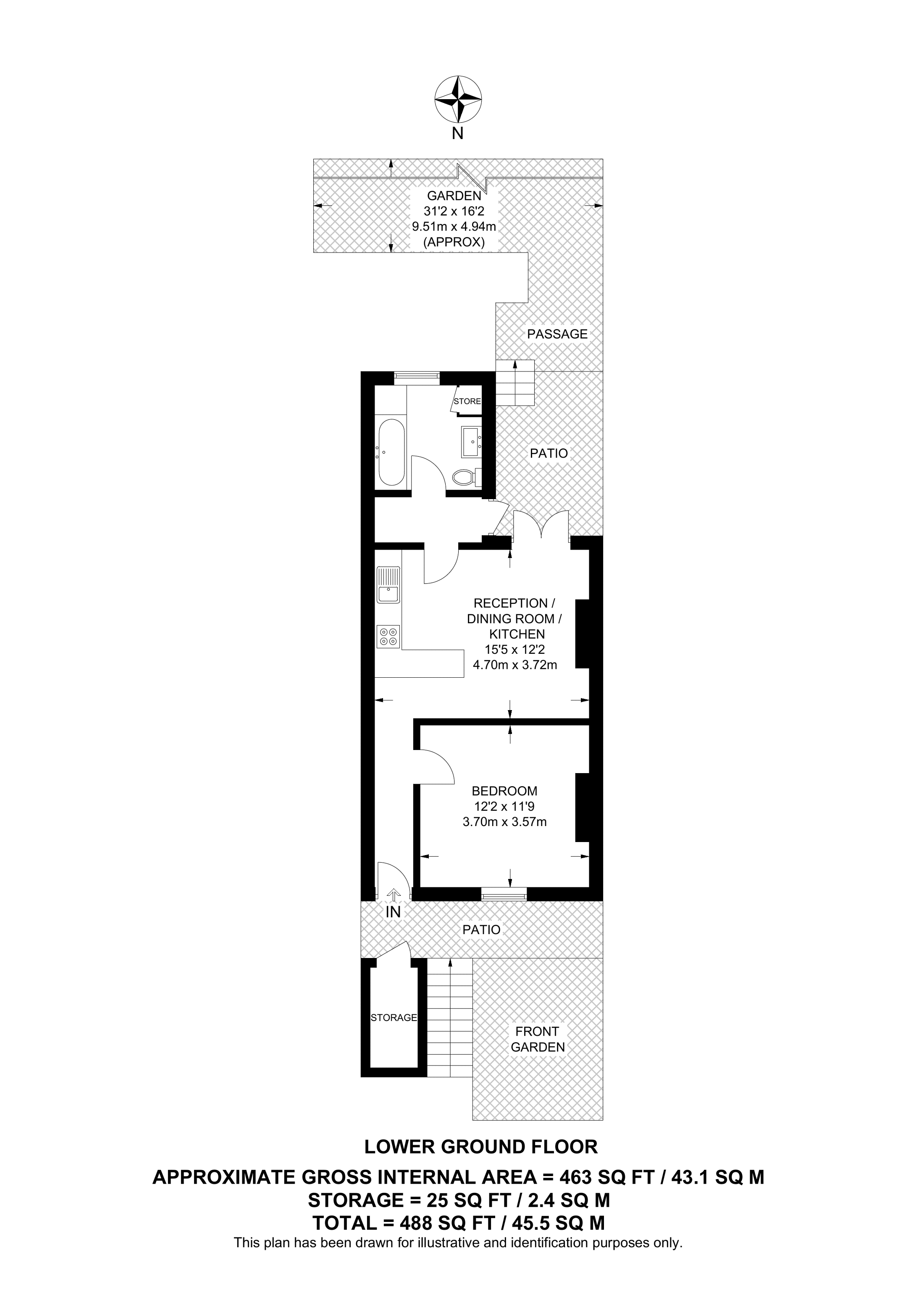 Chobham Road, Stratford floorplan