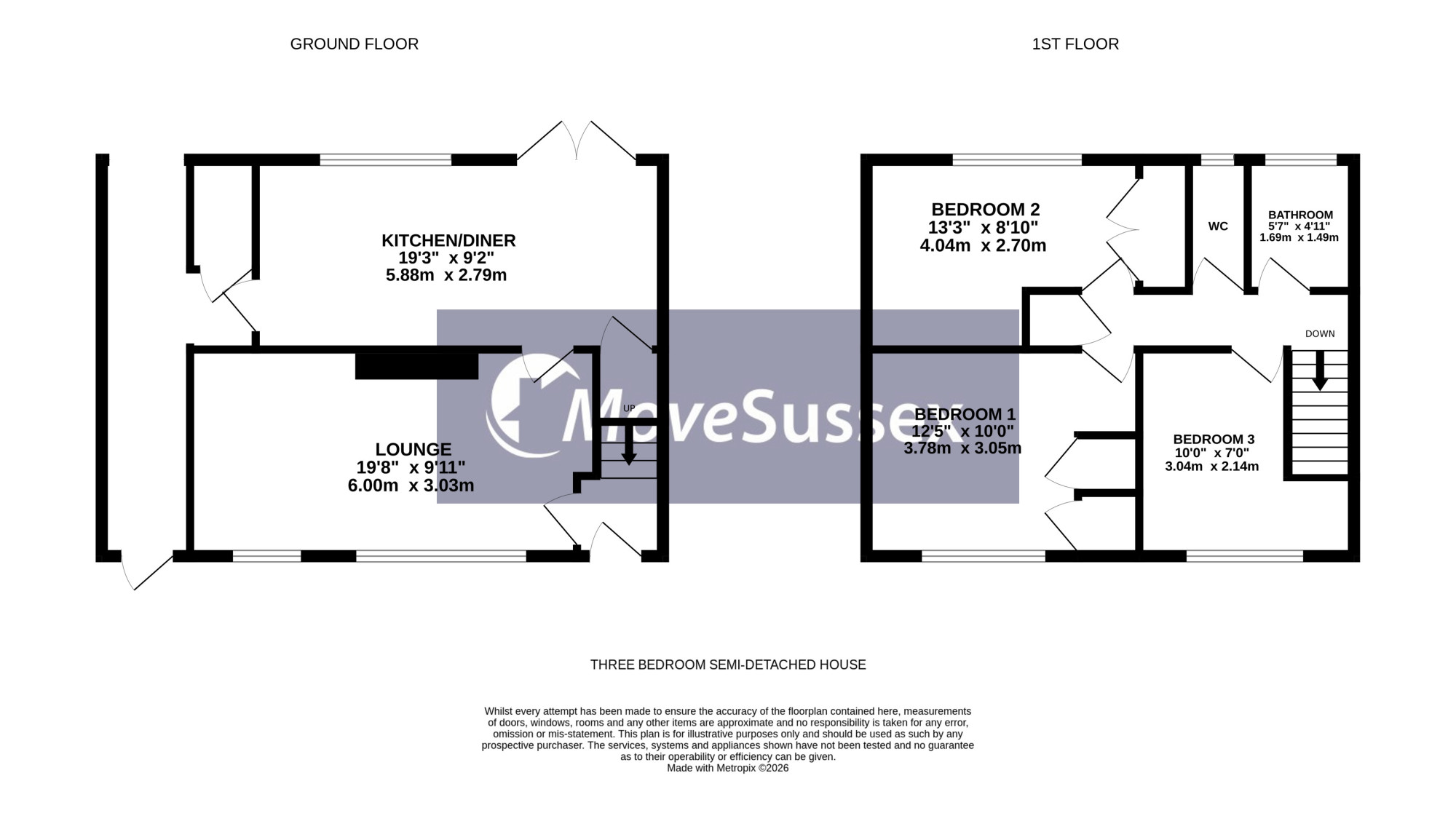 94, Southfield, Polegate floorplan