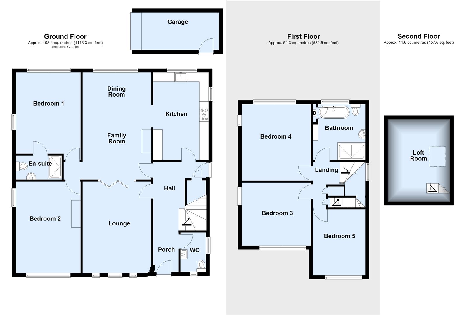 1, Falkland Mount, Leeds floorplan