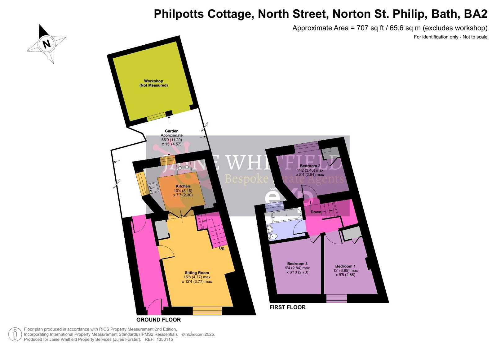 Philpotts Cottage, North Street, Bath floorplan