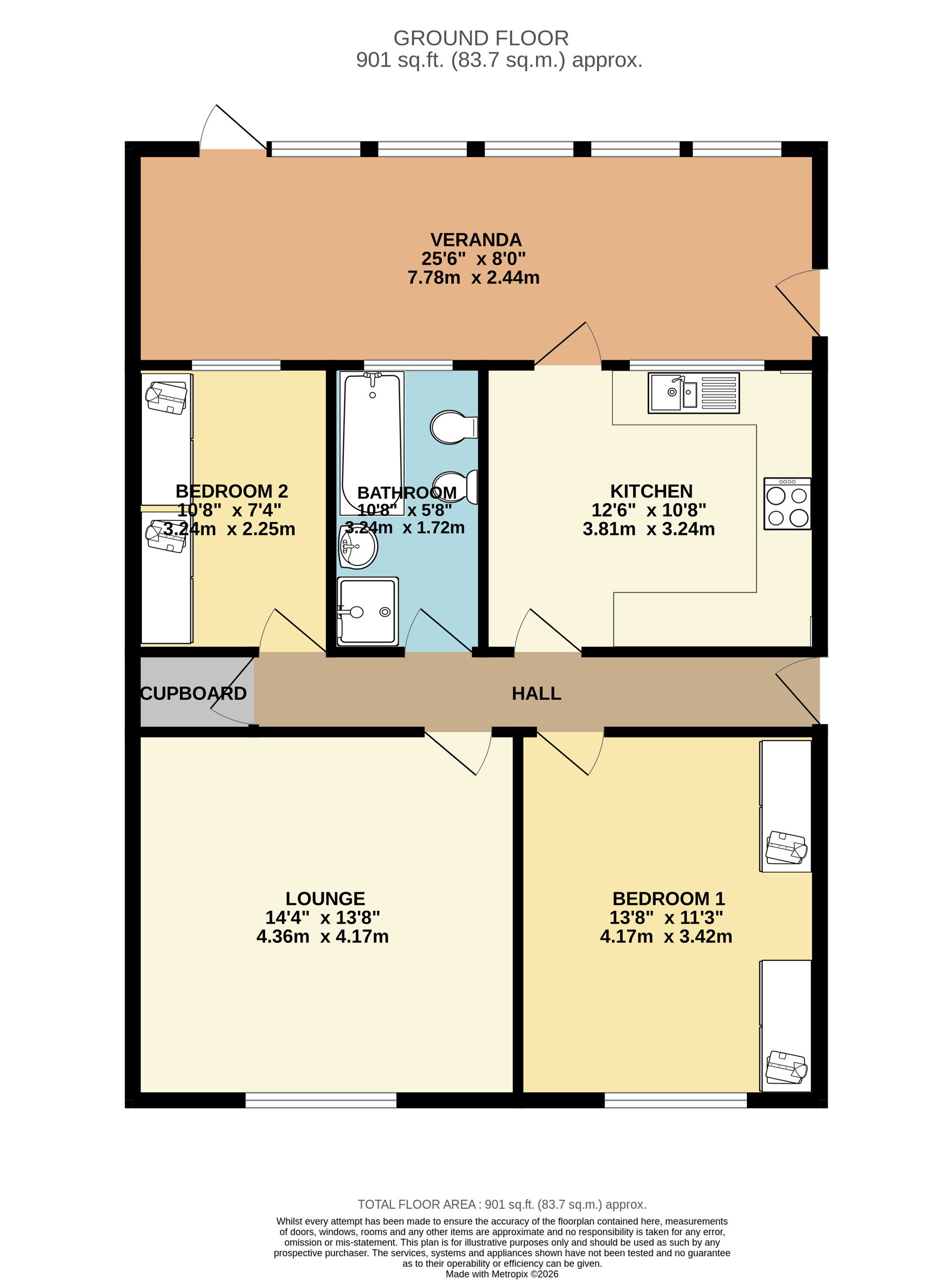 1 Windmill Bank, Wigston floorplan