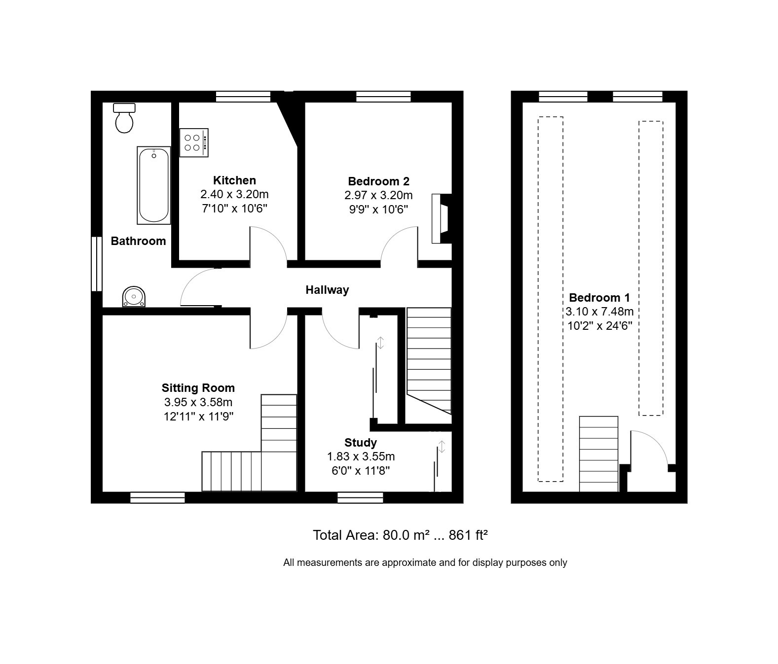 The Loft House,, Bepton Road, West Sussex floorplan