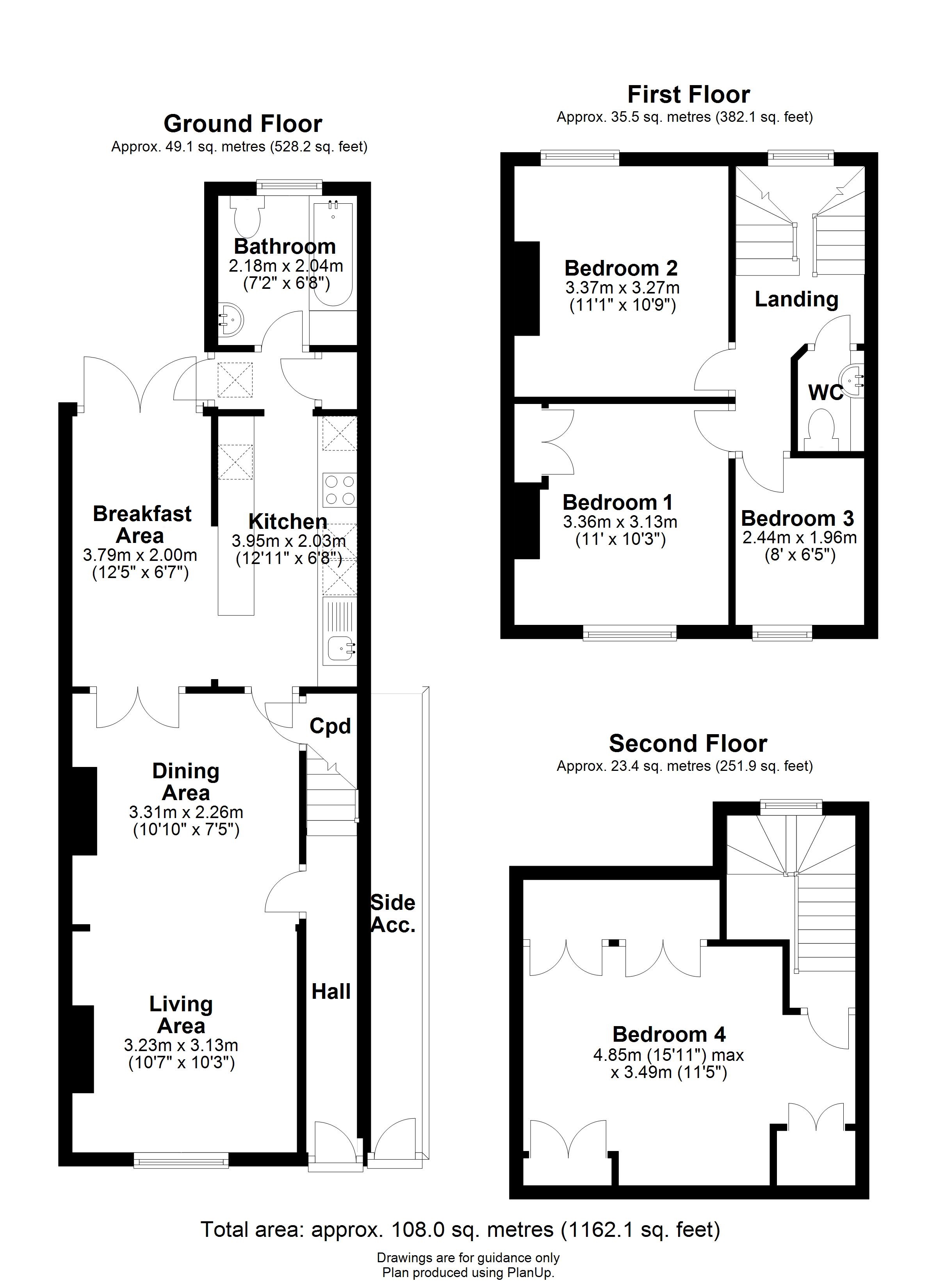 4 Bedrooms Terraced house for sale in Thoday Street, Cambridge CB1