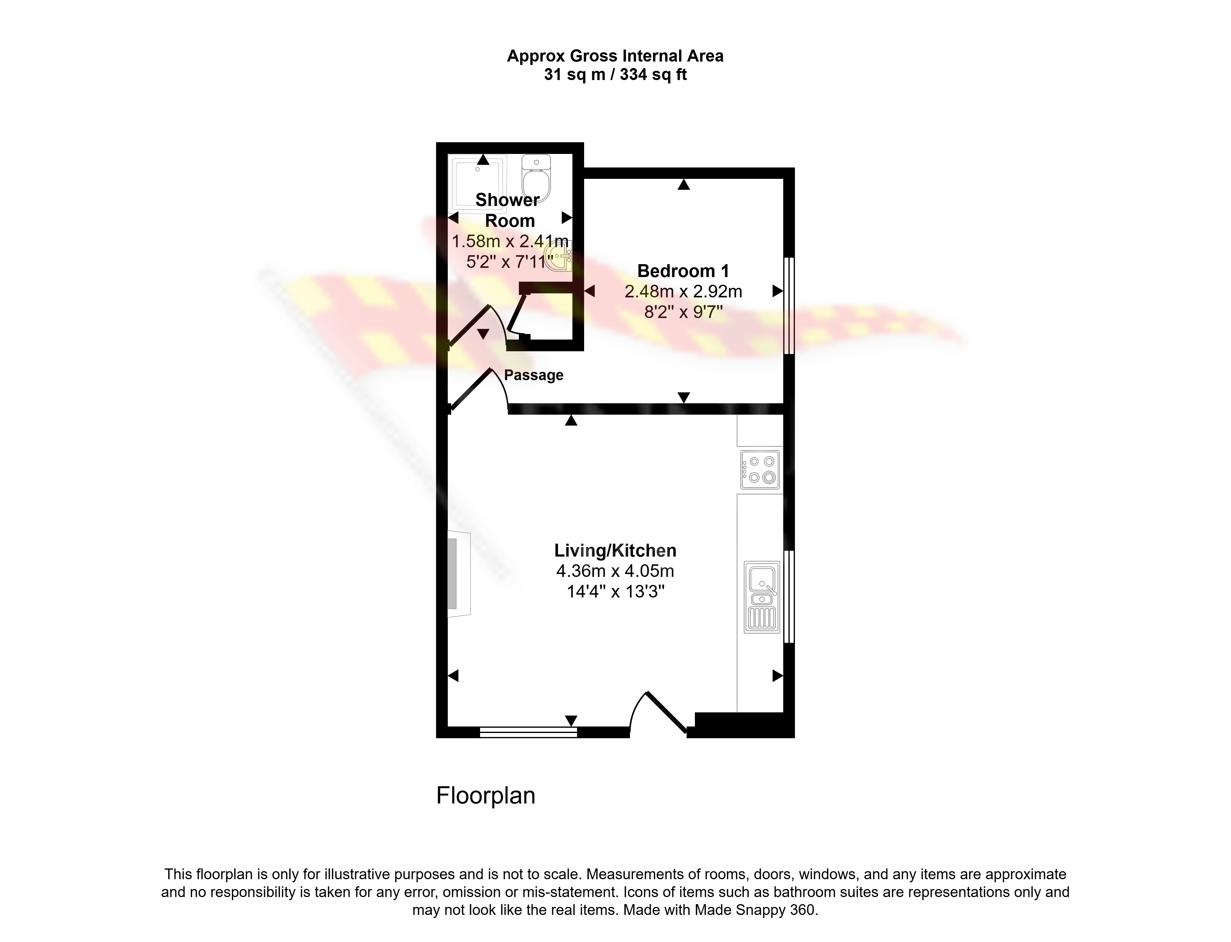 Carriage Cottage, The Butts, Alston floorplan