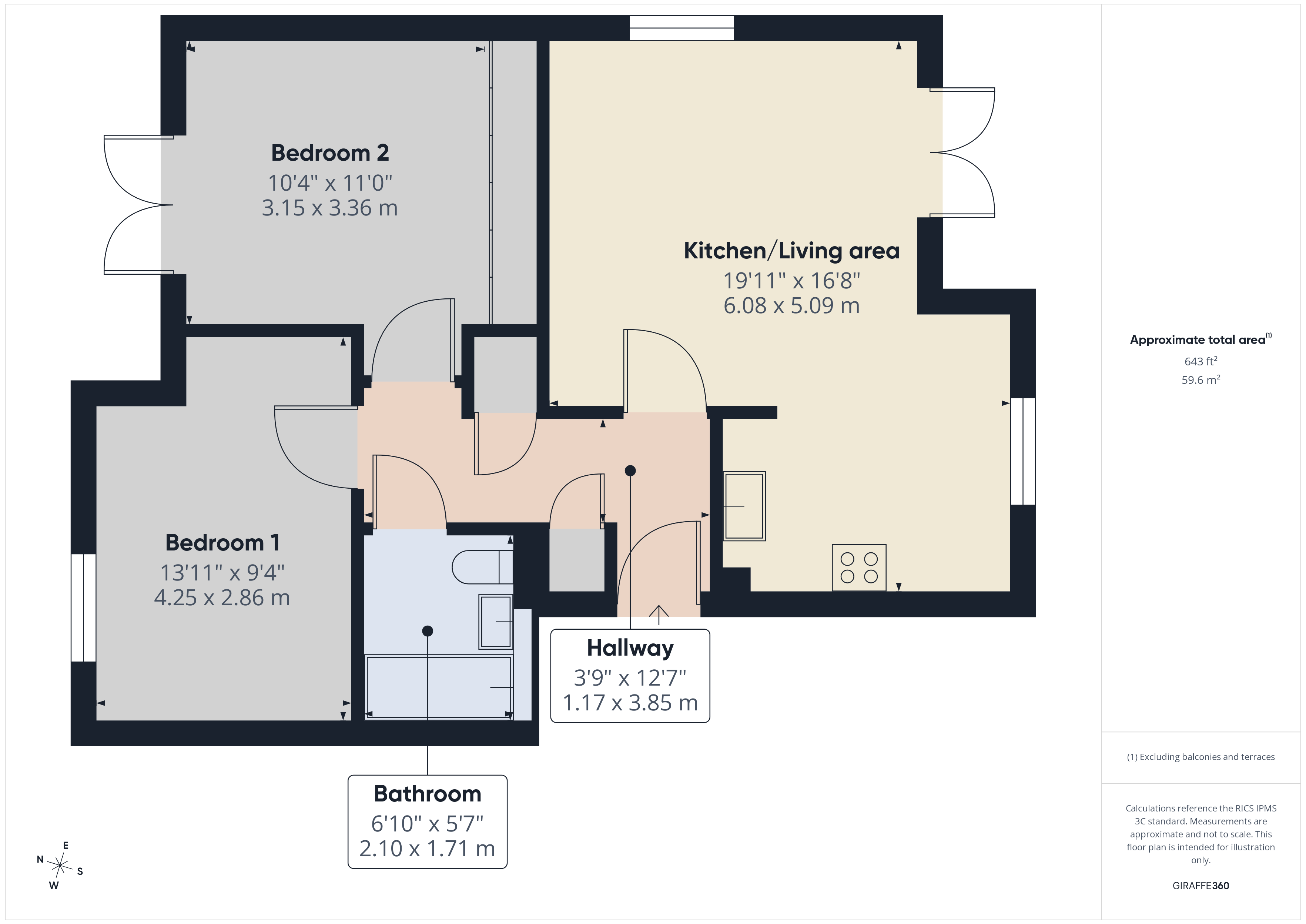 Rubys Walk, Newark floorplan