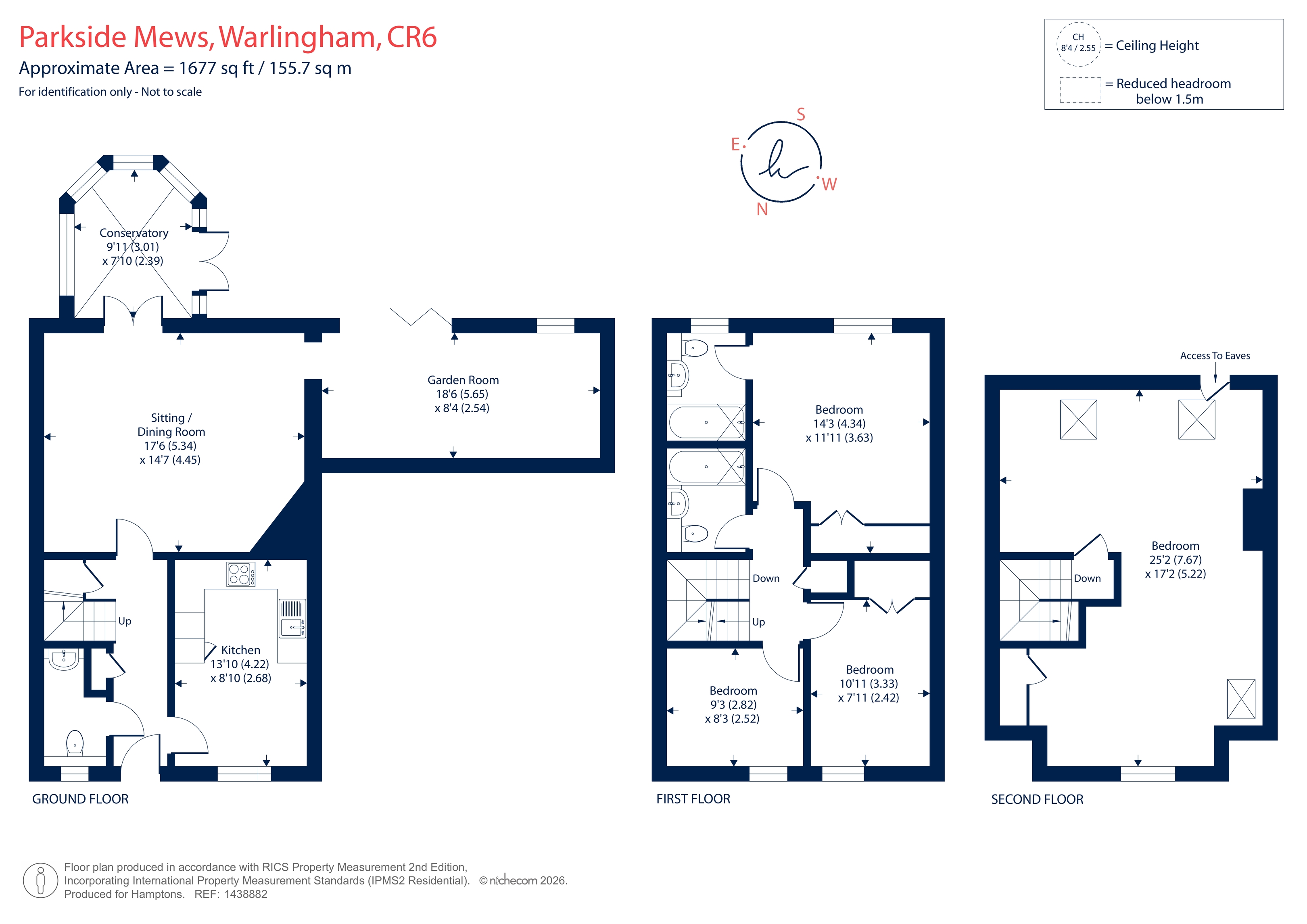 3, Parkside Mews, Warlingham floorplan