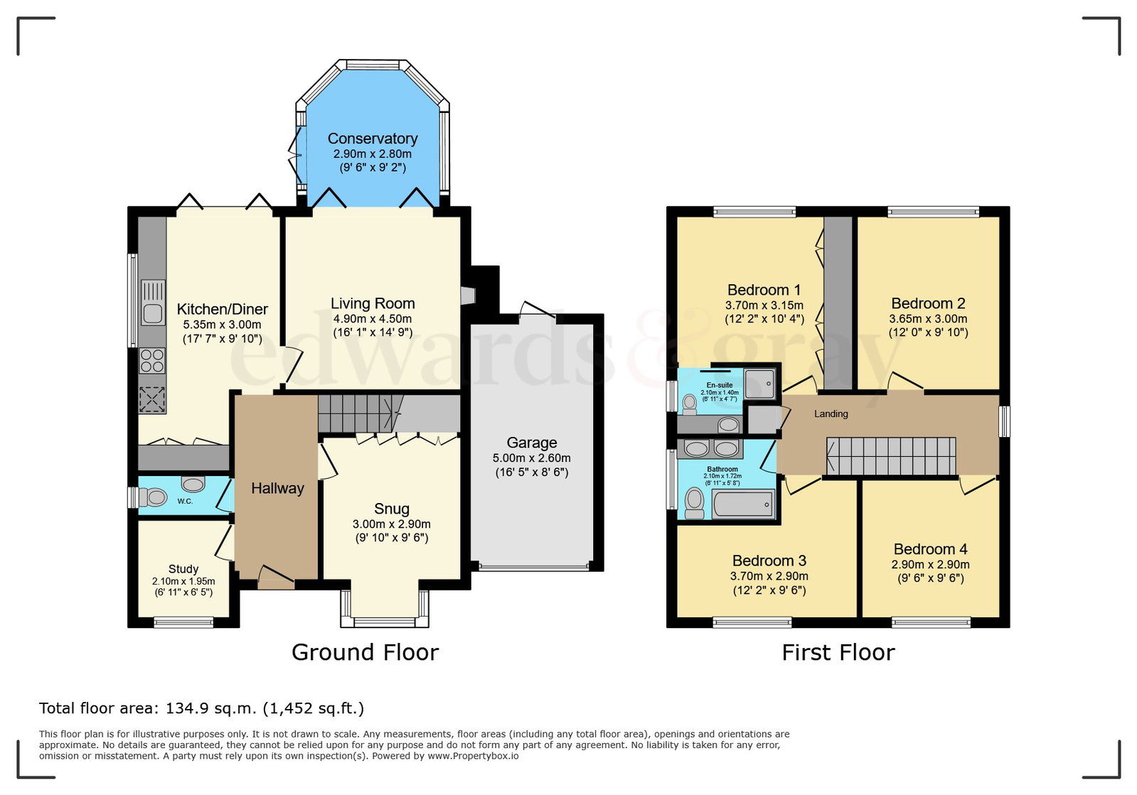 9, Walkers Way, Coleshill floorplan