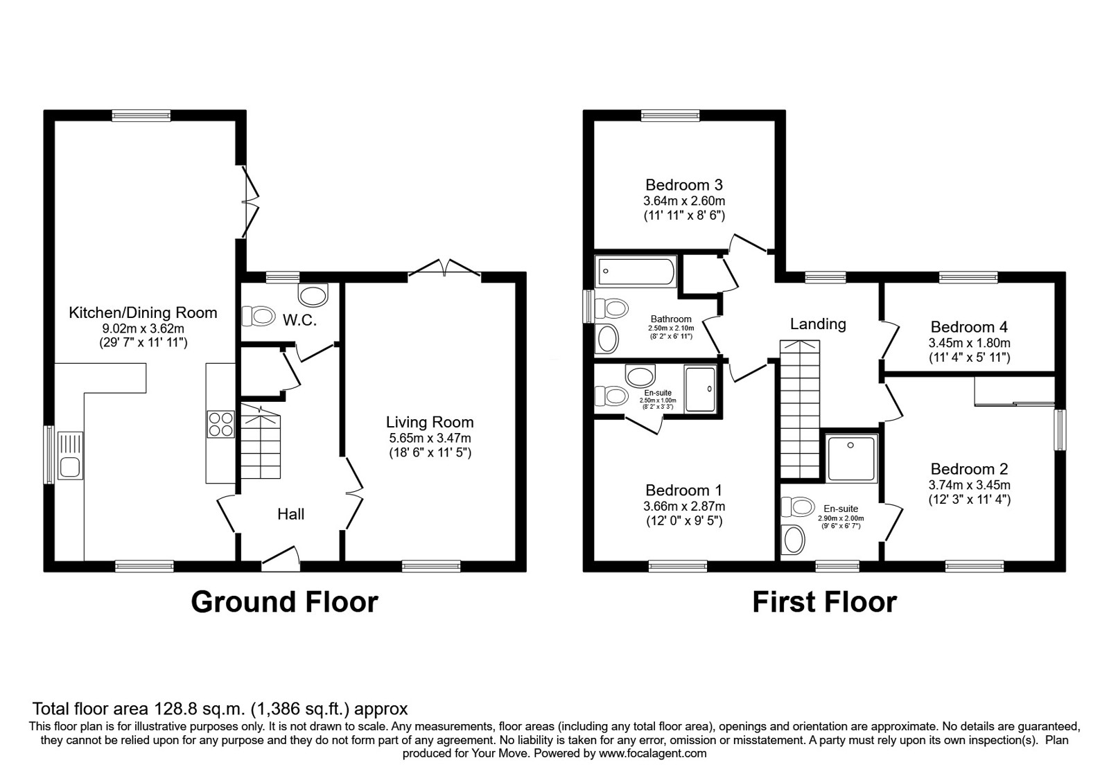 1, Grasshopper Drive, Ashford floorplan