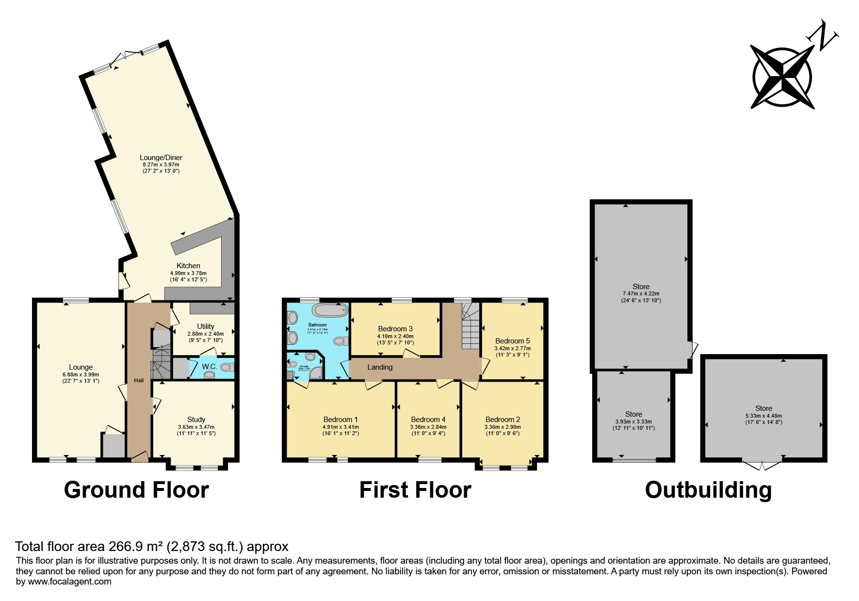 17, Water Street, Martock floorplan