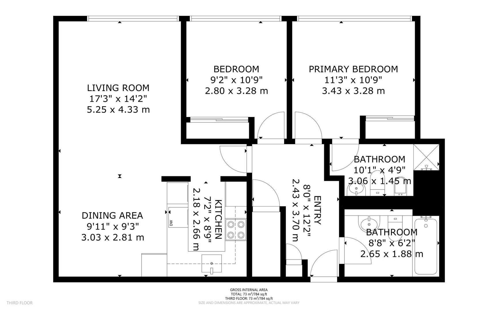 18 Sullivan Court, Earls Court Road, London floorplan
