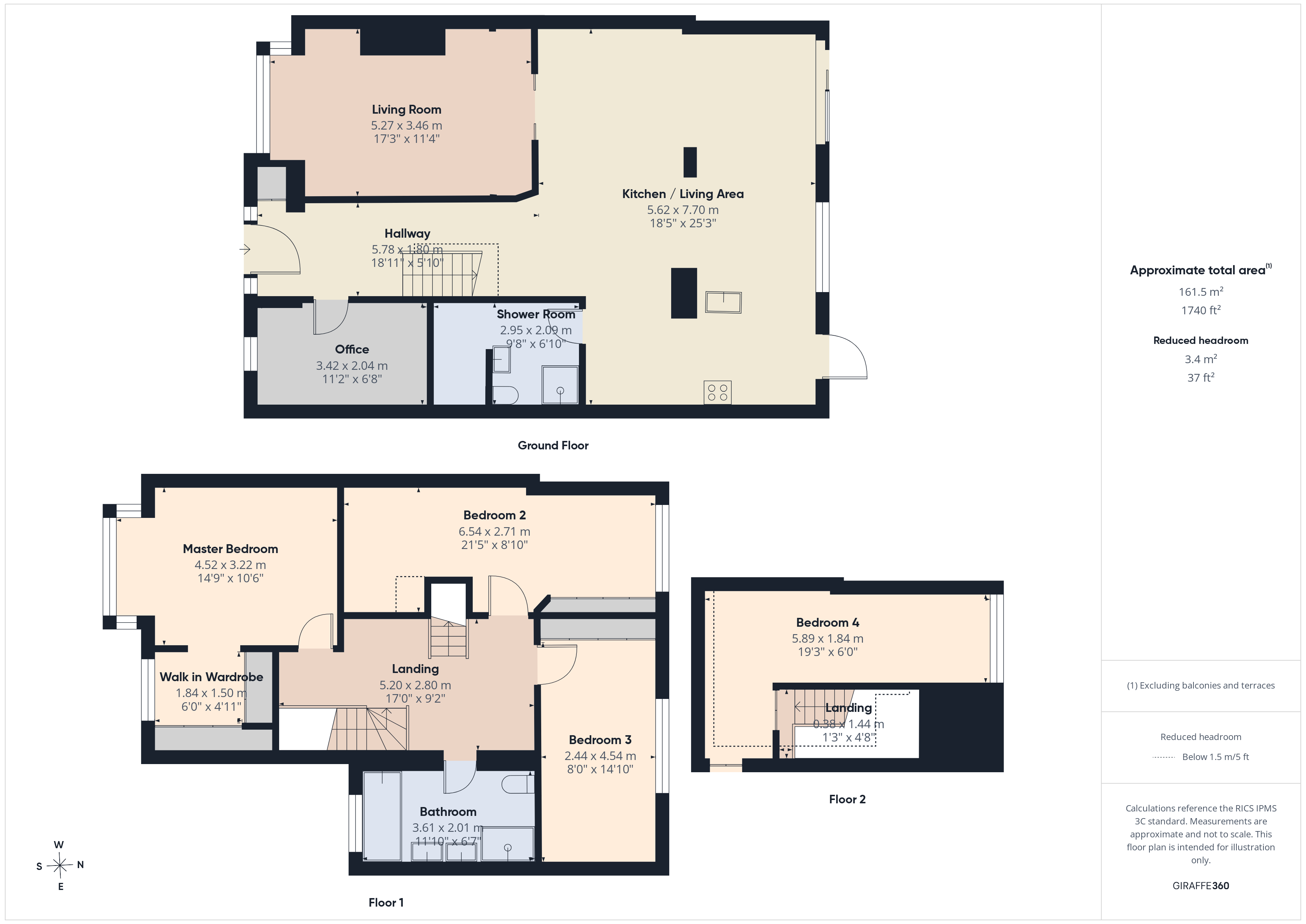 61, Stanley Road, Surrey floorplan