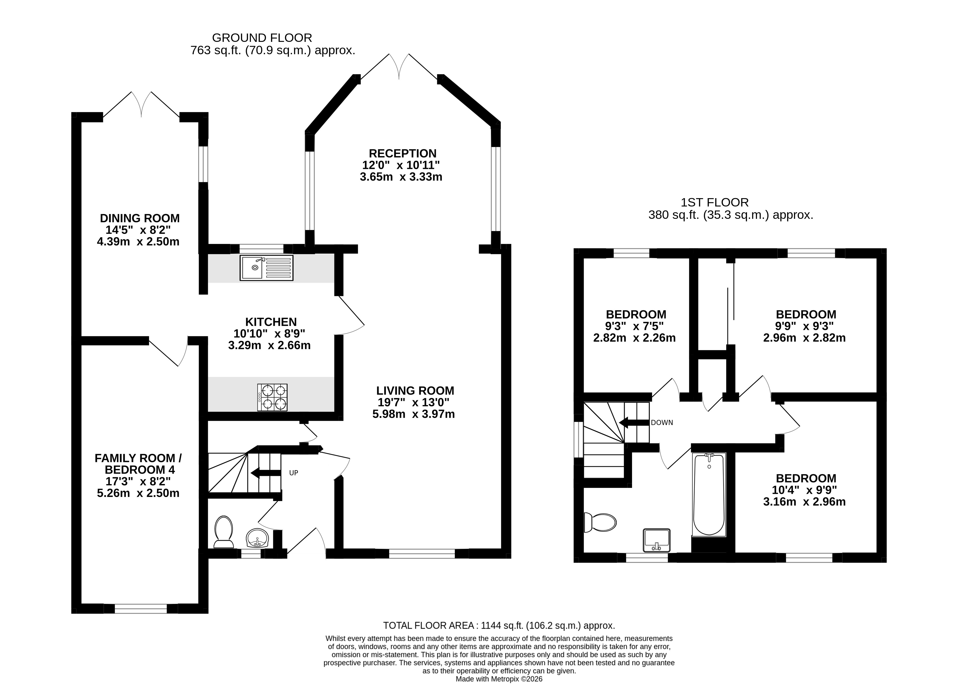 11, Rowhurst Avenue, Surrey floorplan