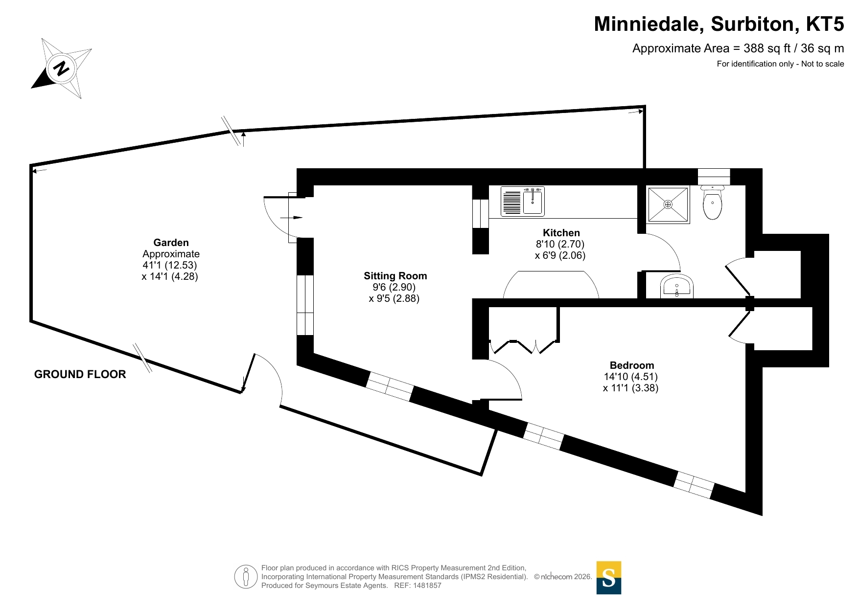 53, Minniedale, Surbiton floorplan