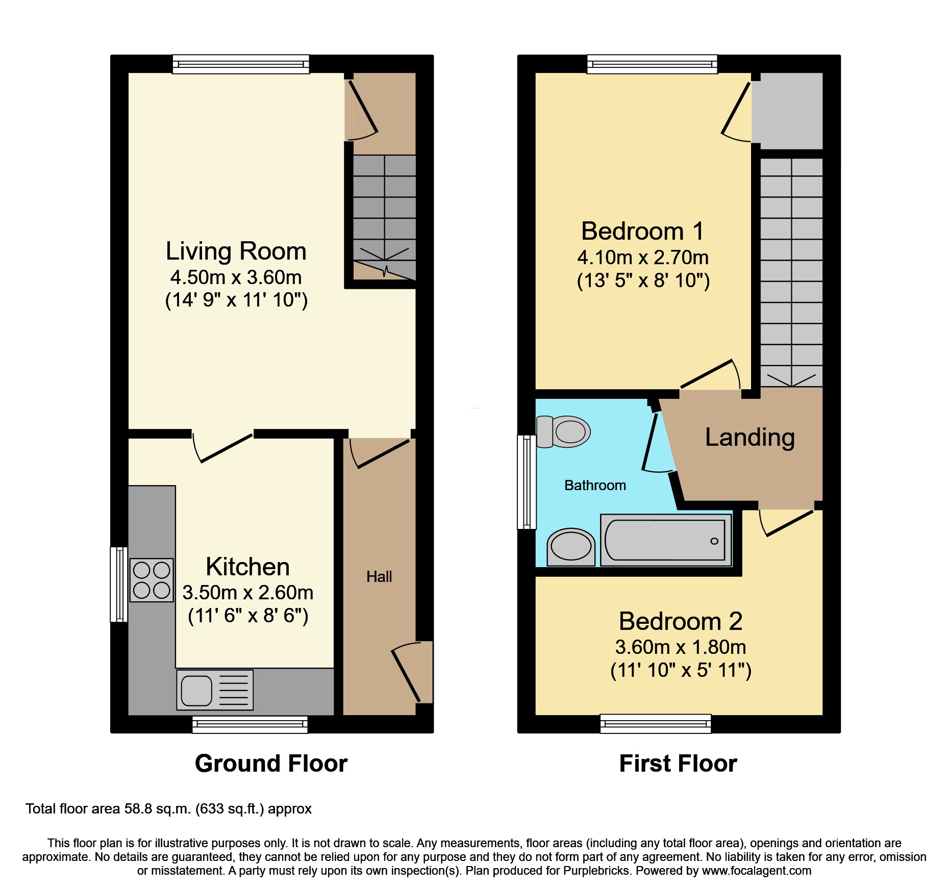 121, Elmridge, Skelmersdale floorplan