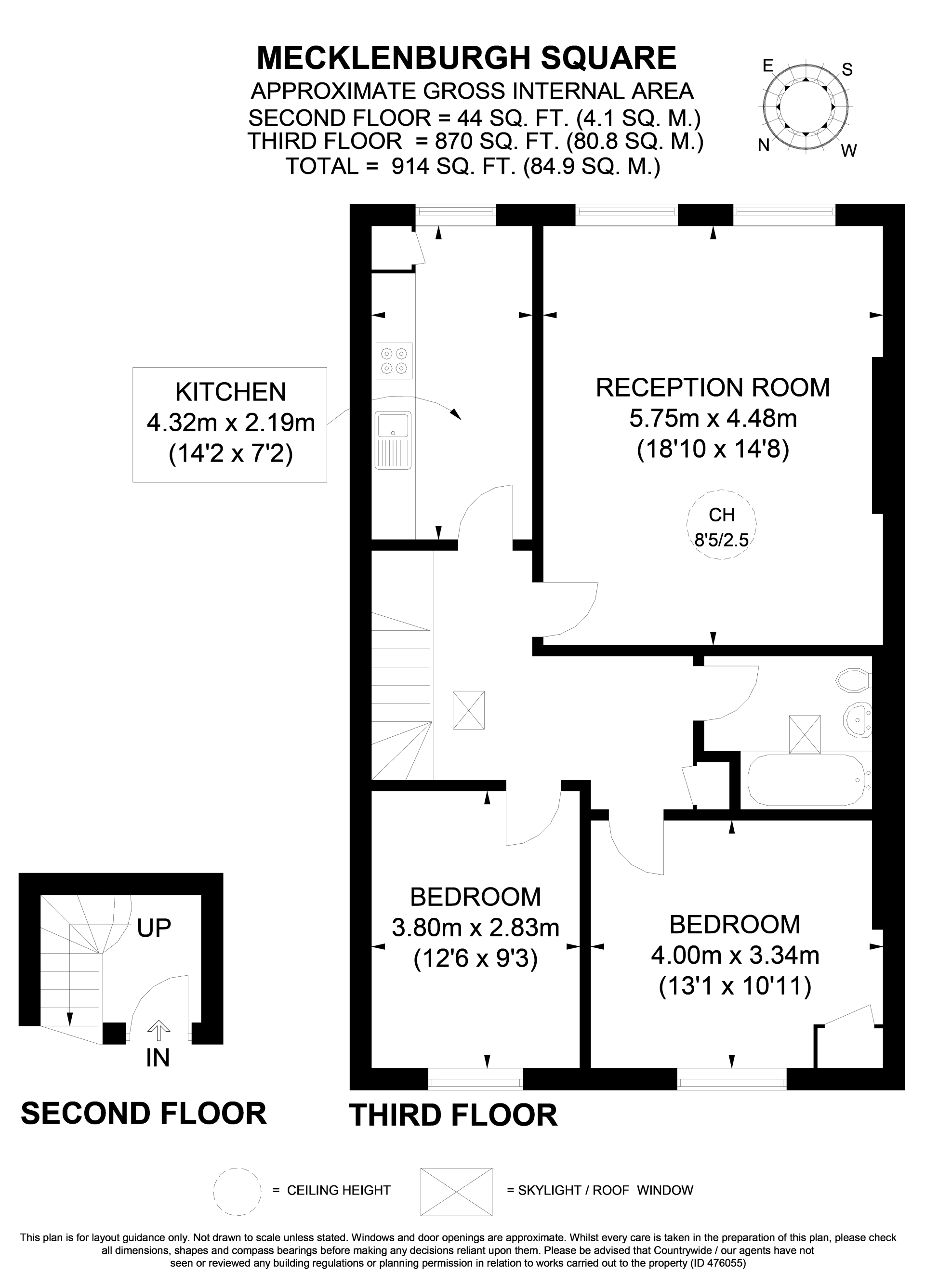 2 Bedrooms Flat to rent in Mecklenburgh Square, St Pancras WC1N