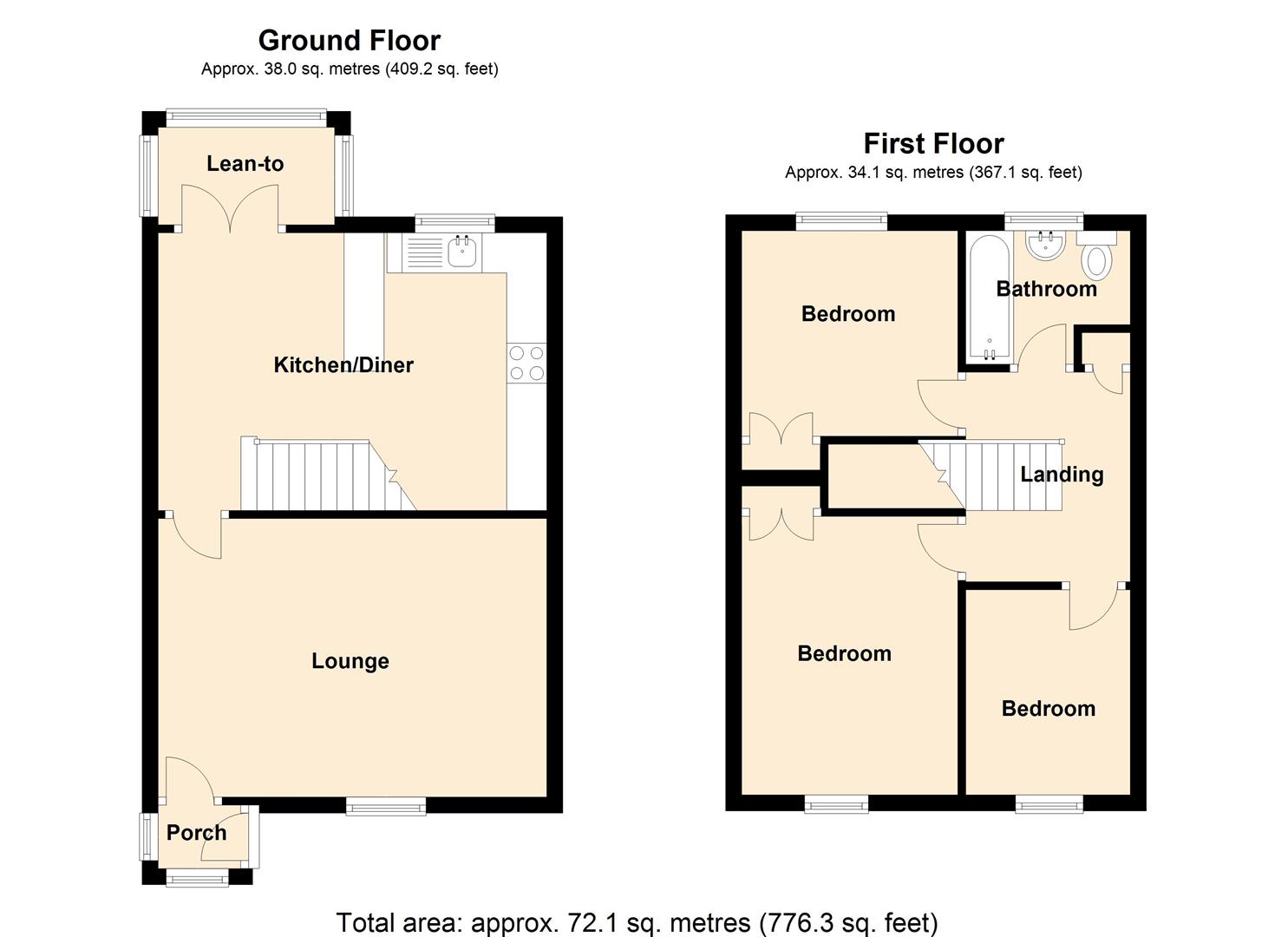 3 Bedrooms Semi-detached house to rent in Admiralty Terrace, Gillingham ME7