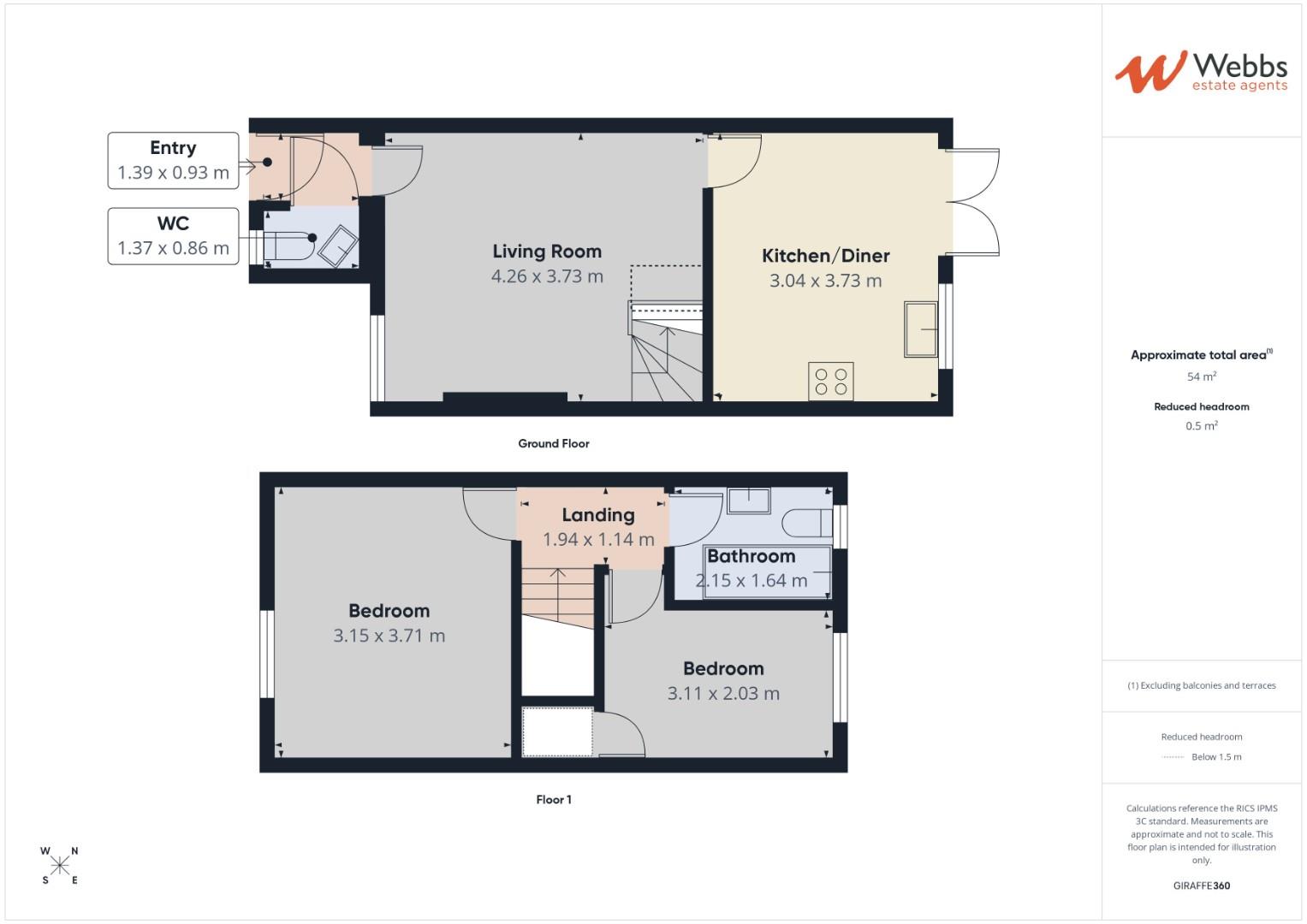 129, Bloxwich Road North, Willenhall floorplan