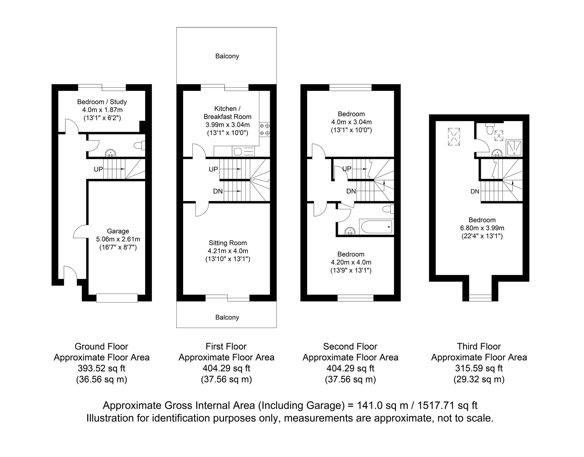 21 The Nurseries, Lewes floorplan