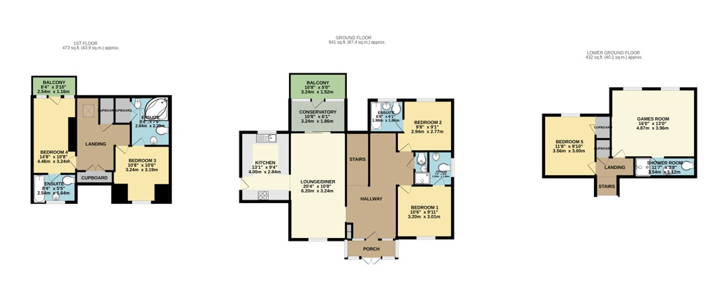 34 Goonwartha Road, Looe, Cornwall floorplan