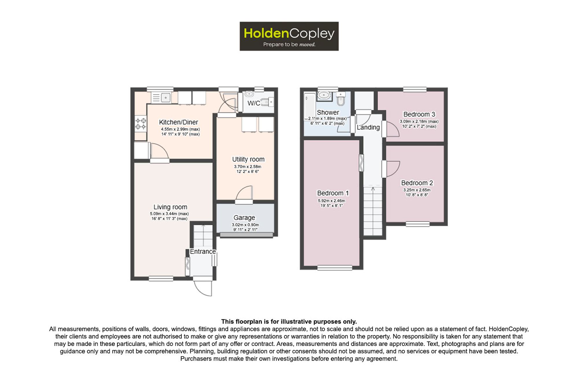 28 Oakford Close, Nottingham floorplan