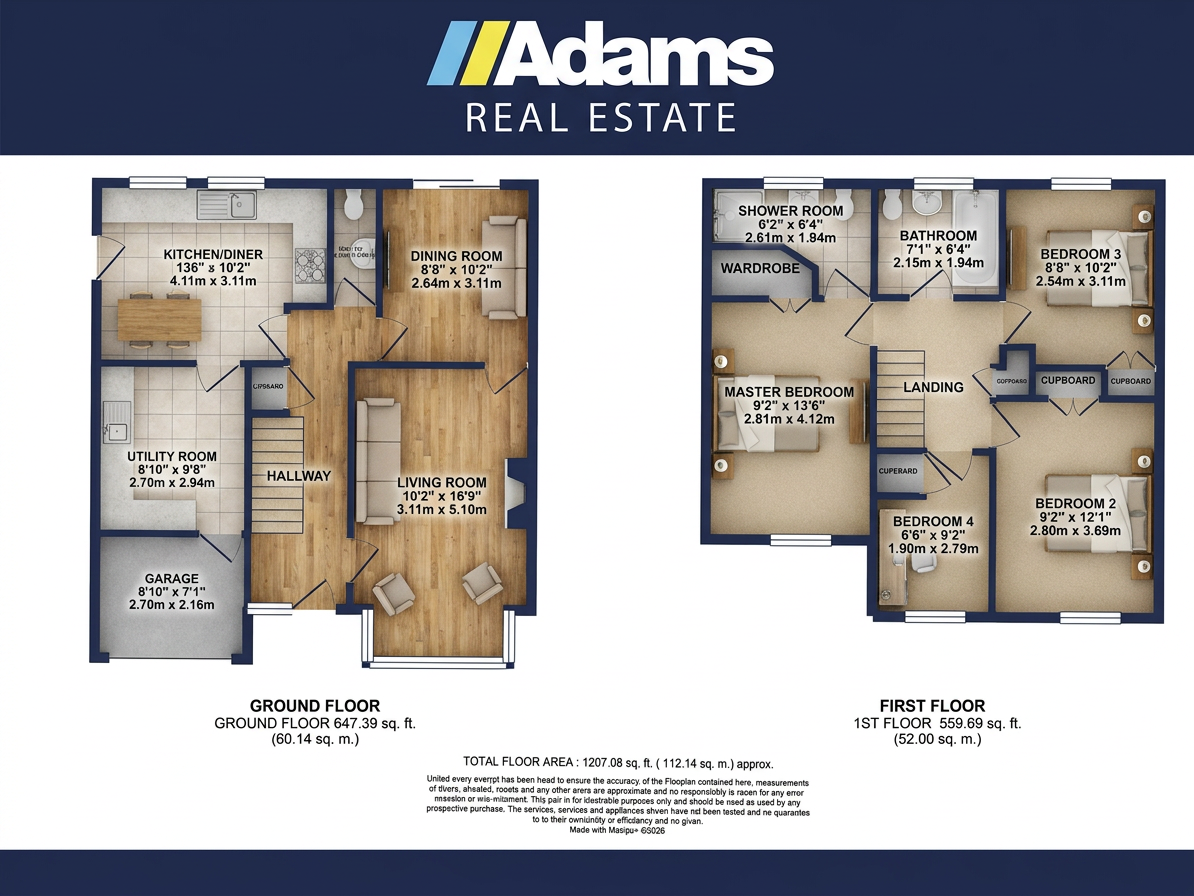 38, Heathfield Park, Widnes floorplan