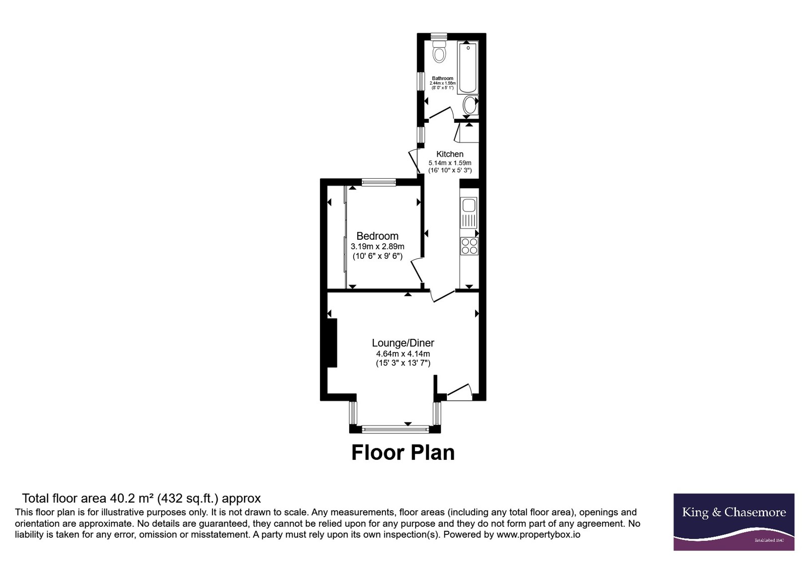 16B,, South Road, East Sussex floorplan
