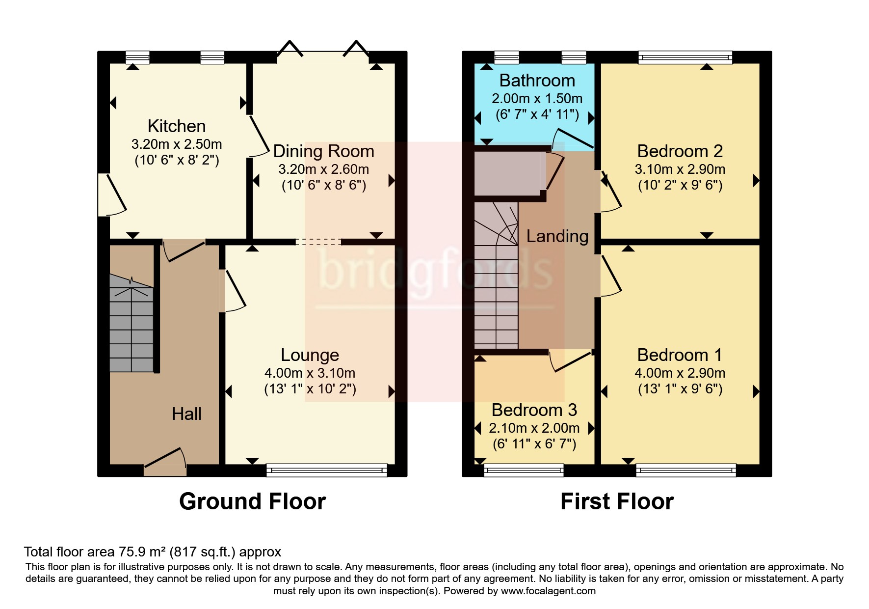 48, Rossendale Road, Cheadle floorplan