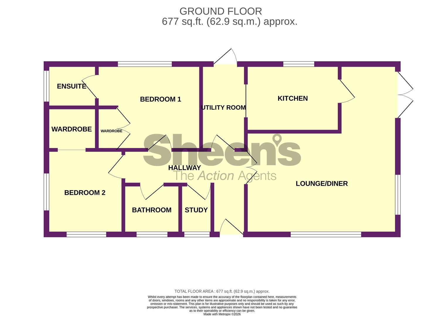 13, Westwood Park, Flag Hill, Colchester floorplan