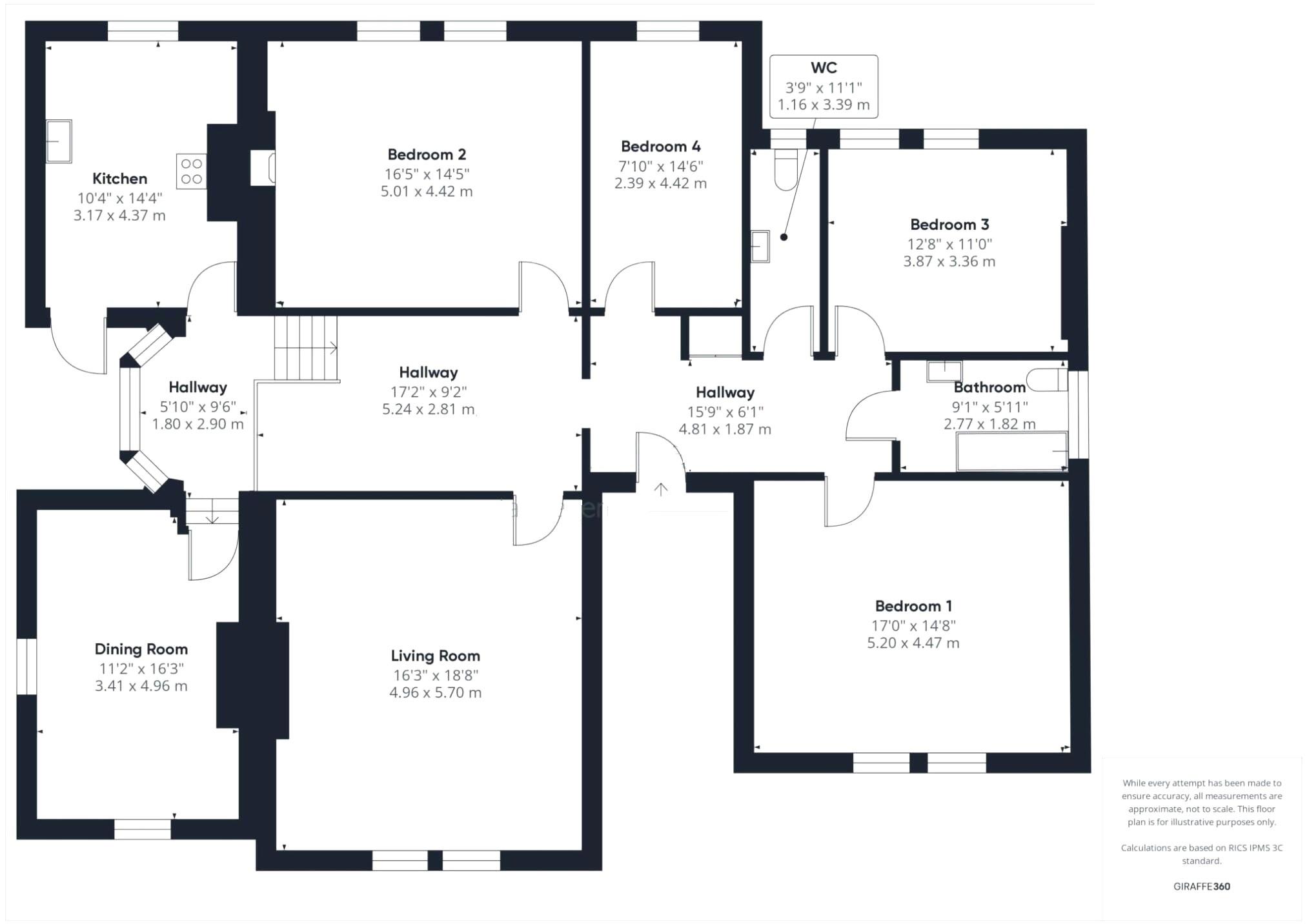 4 Normanhurst, St Johns Road, Eastbourne floorplan